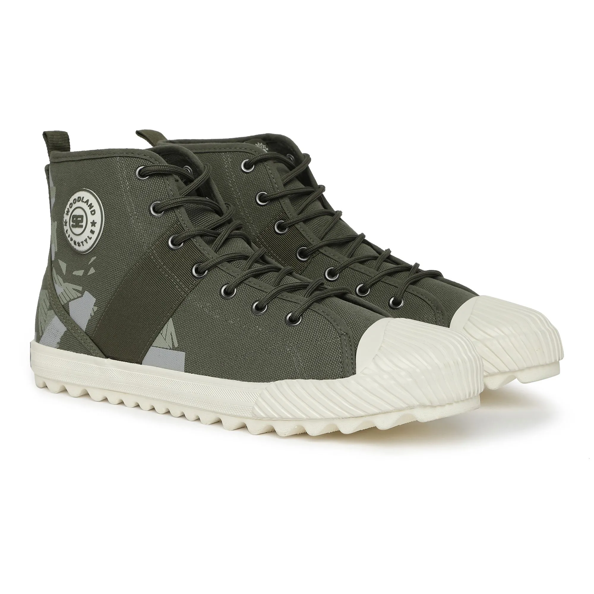 Green Canvas shoes for men - Thumbnail 6