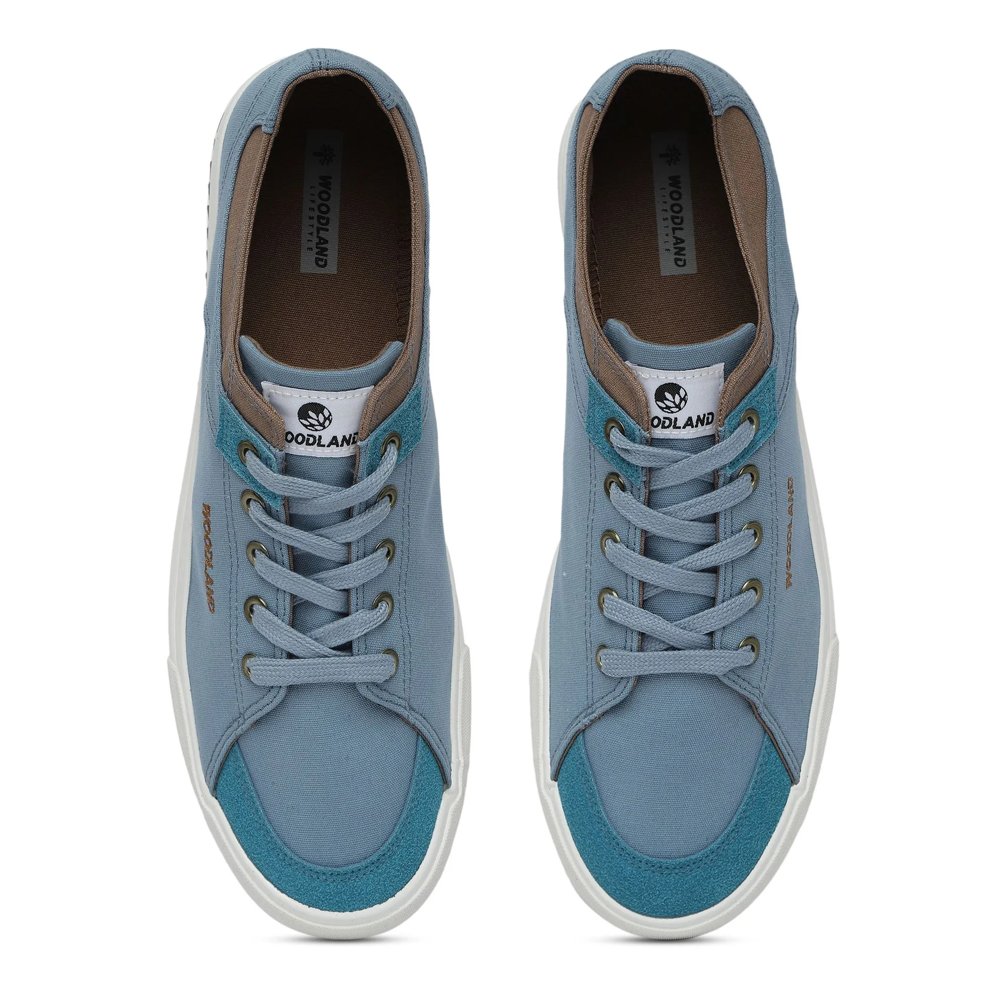 Blue Canvas Shoes for men - Thumbnail 3