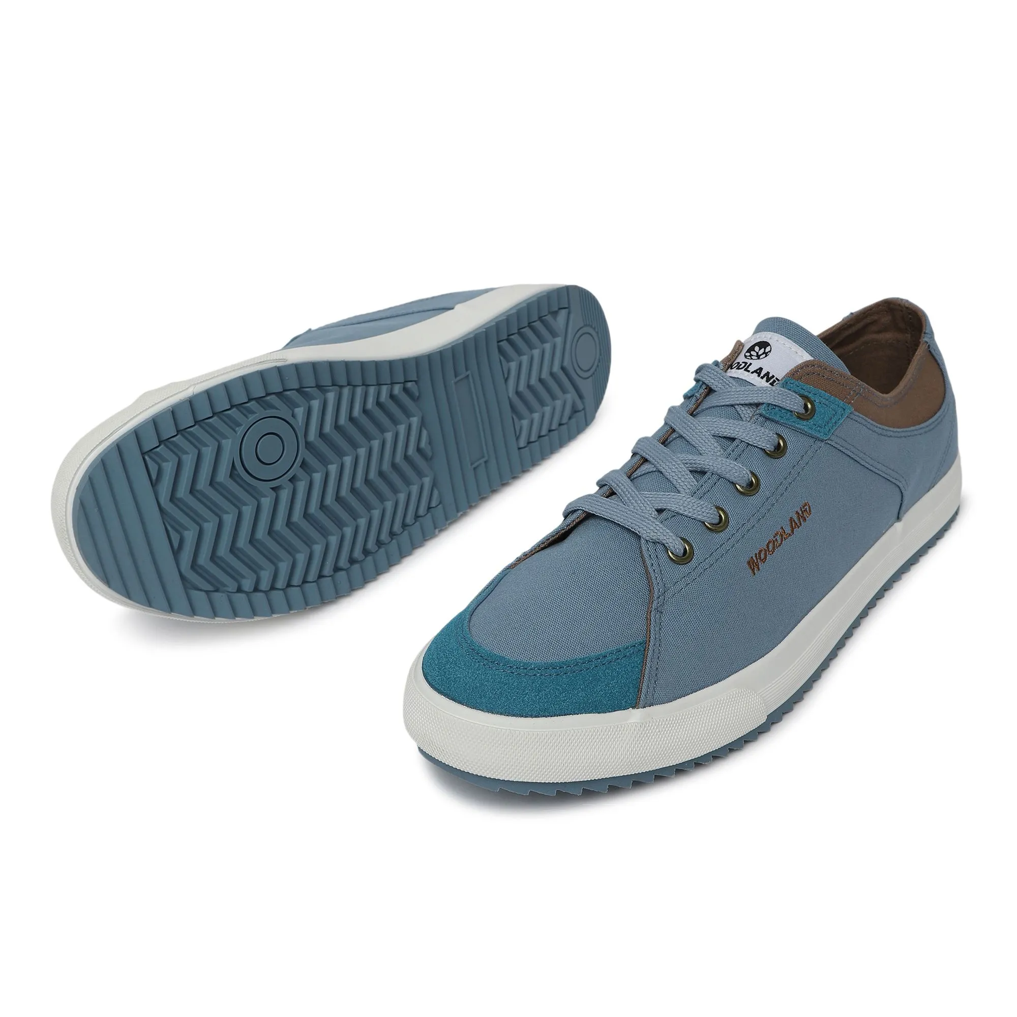 Blue Canvas Shoes for men - Thumbnail 4