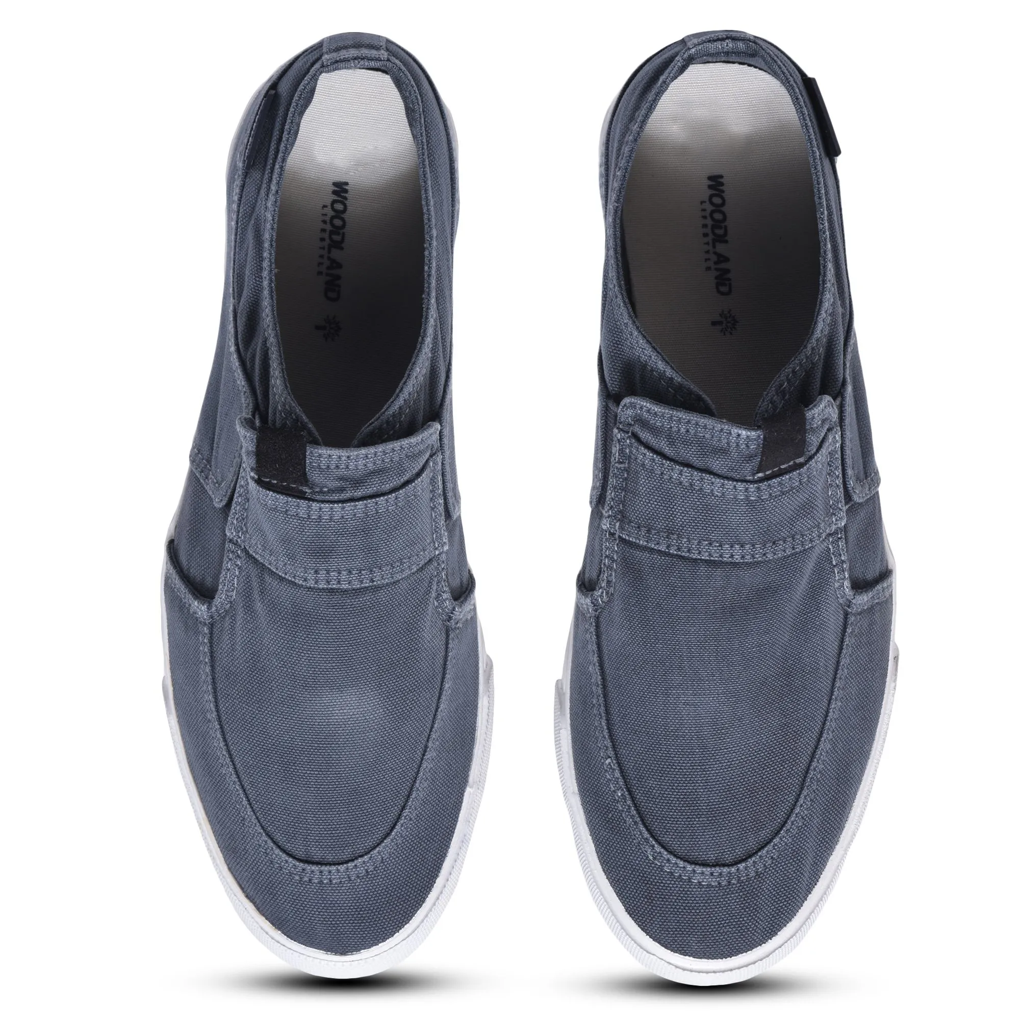 Blue Slip-on shoe for men - Thumbnail 3