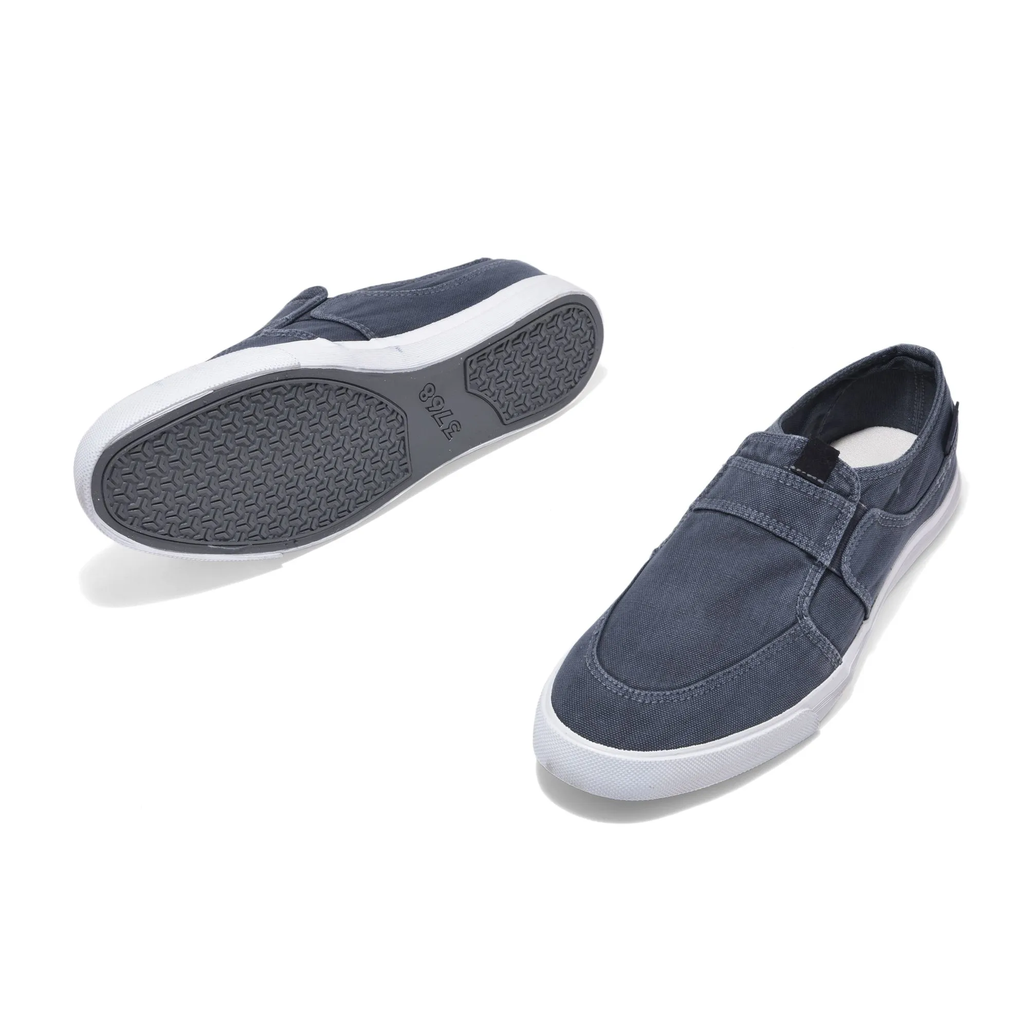 Blue Slip-on shoe for men - Thumbnail 4