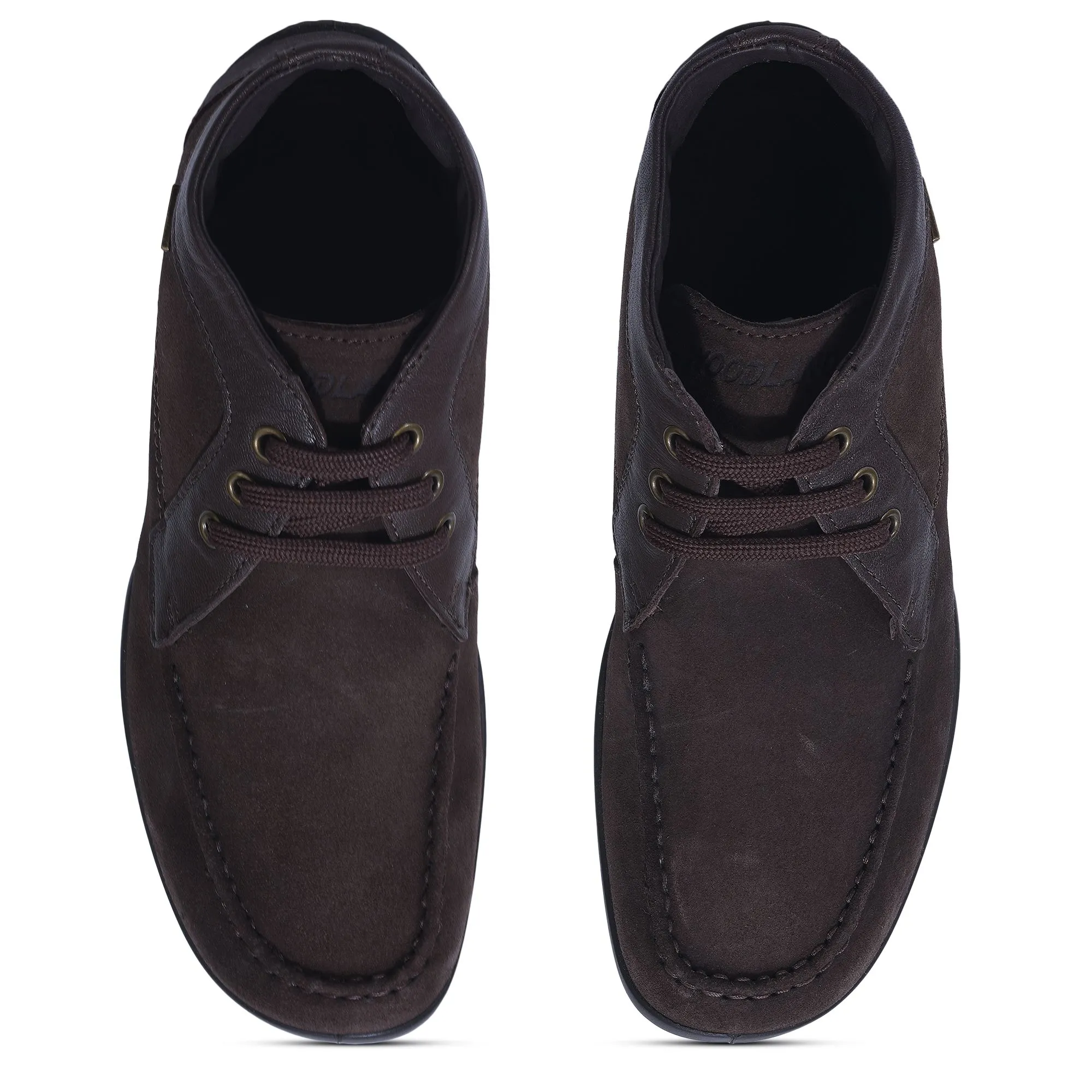 Woodland Dark Brown chukka shoes - Thumbnail 3