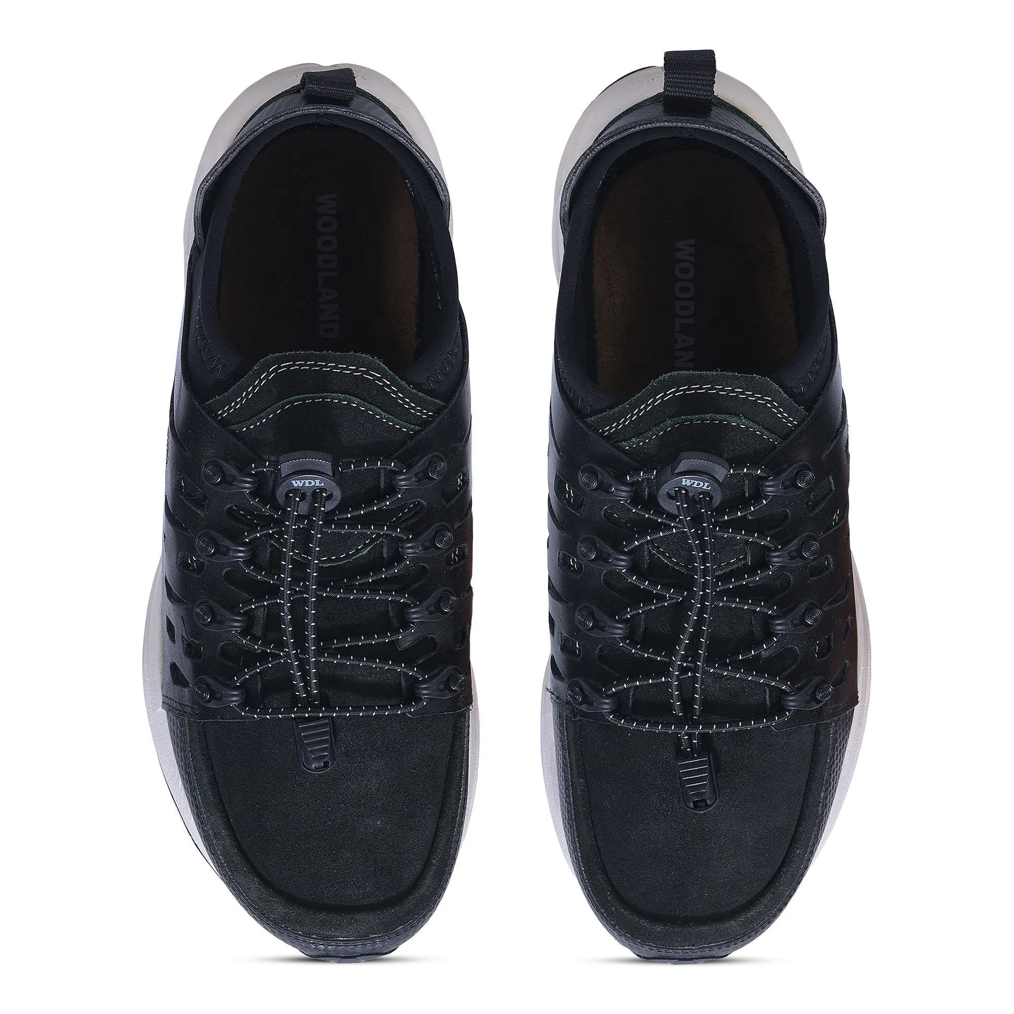 Woodland black casual shoes - Thumbnail 3