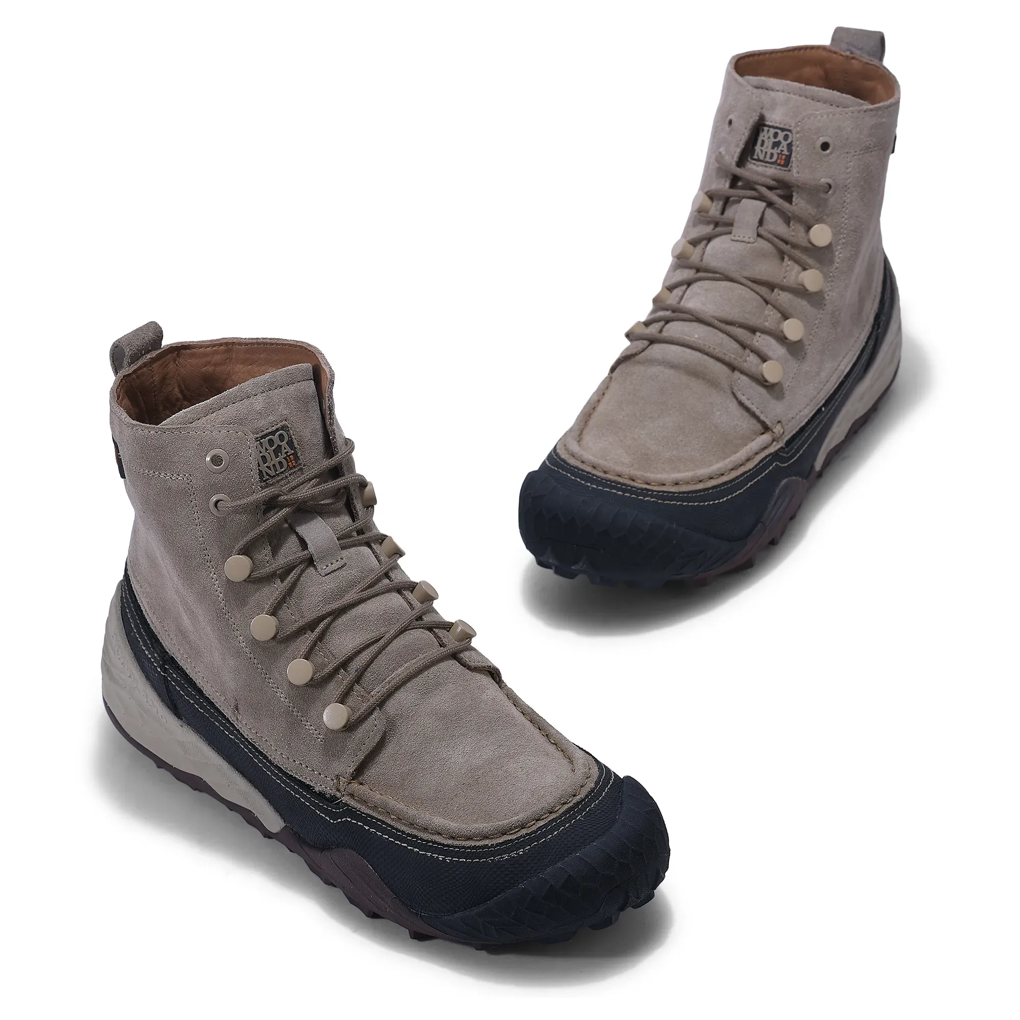 Khaki high-top boots - Thumbnail 2
