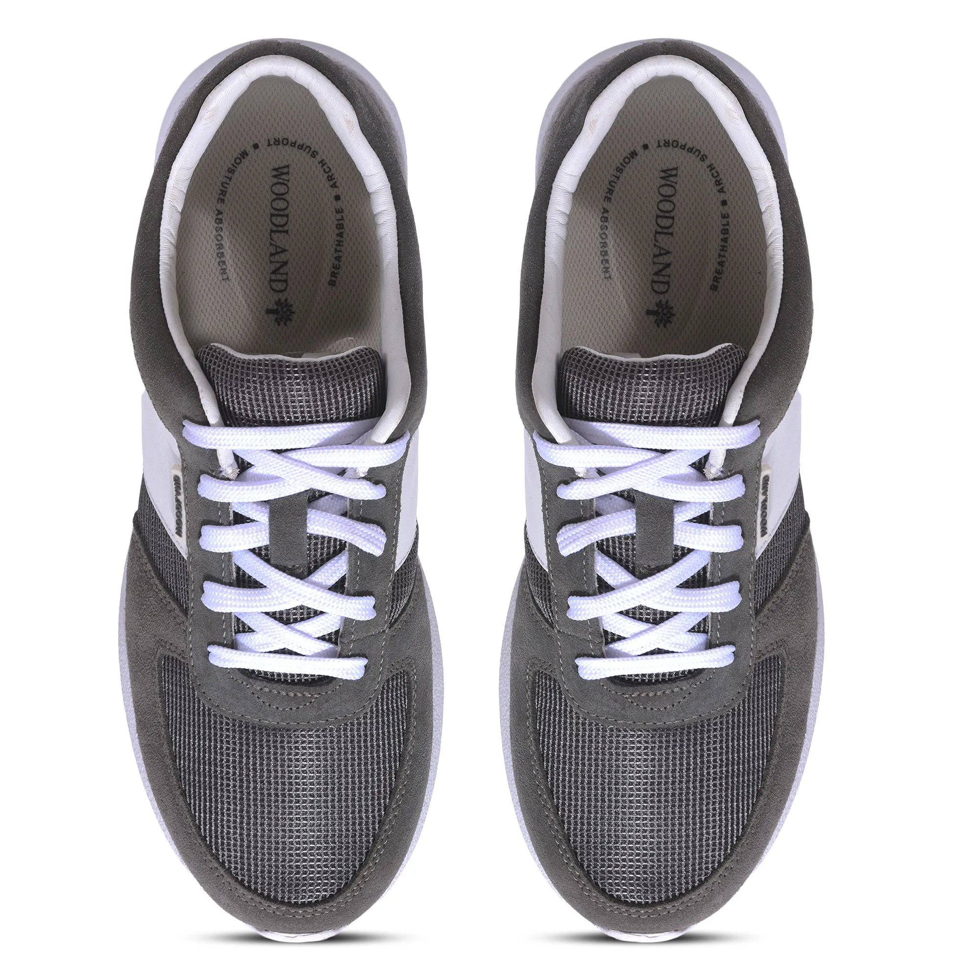 dark grey casual sneaker for men - Thumbnail 3