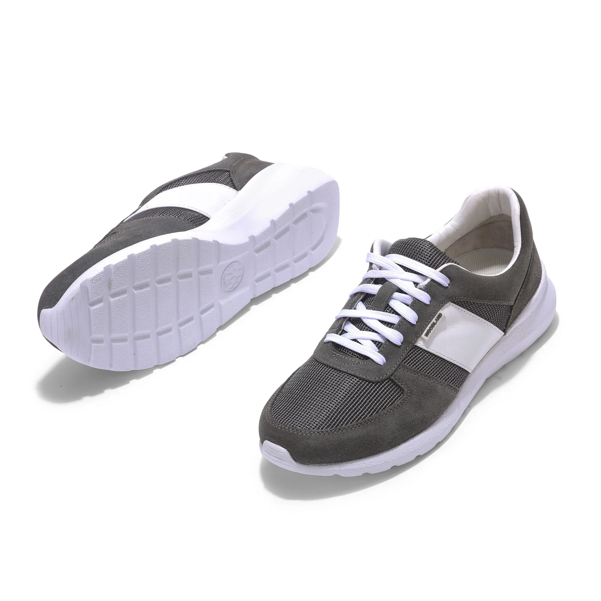 dark grey casual sneaker for men - Thumbnail 4