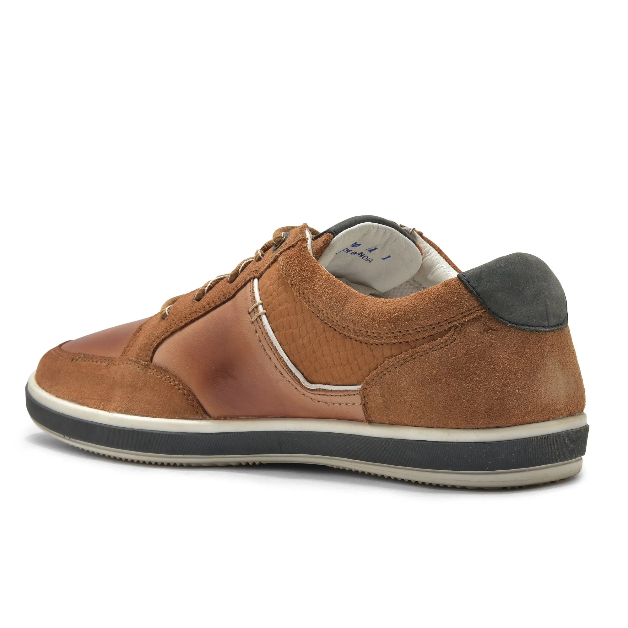 Tan casual shoes for men - Thumbnail 5