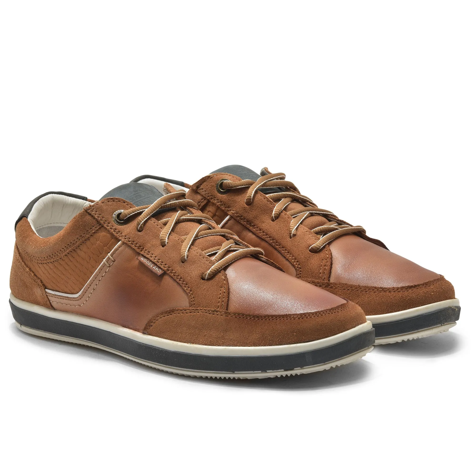Tan casual shoes for men - Thumbnail 6