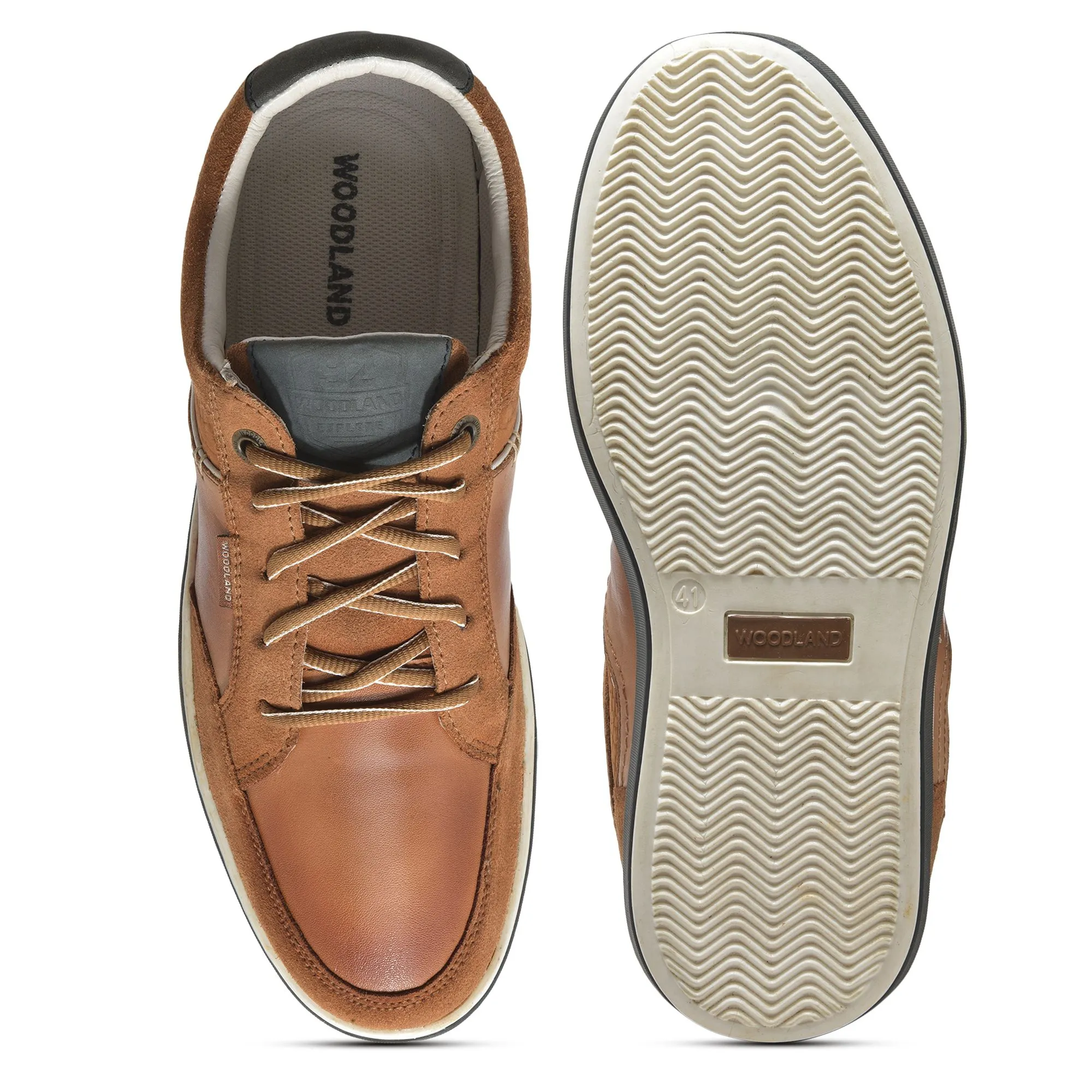 Tan casual shoes for men - Thumbnail 7