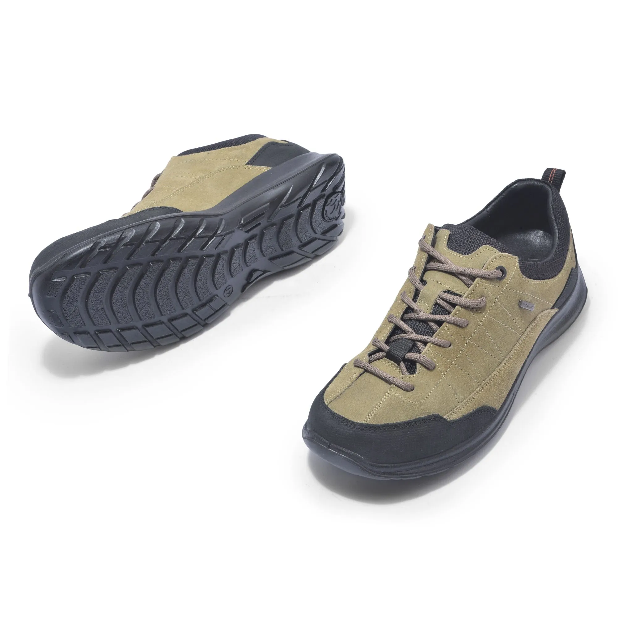 Khaki casual shoe for men - Thumbnail 4