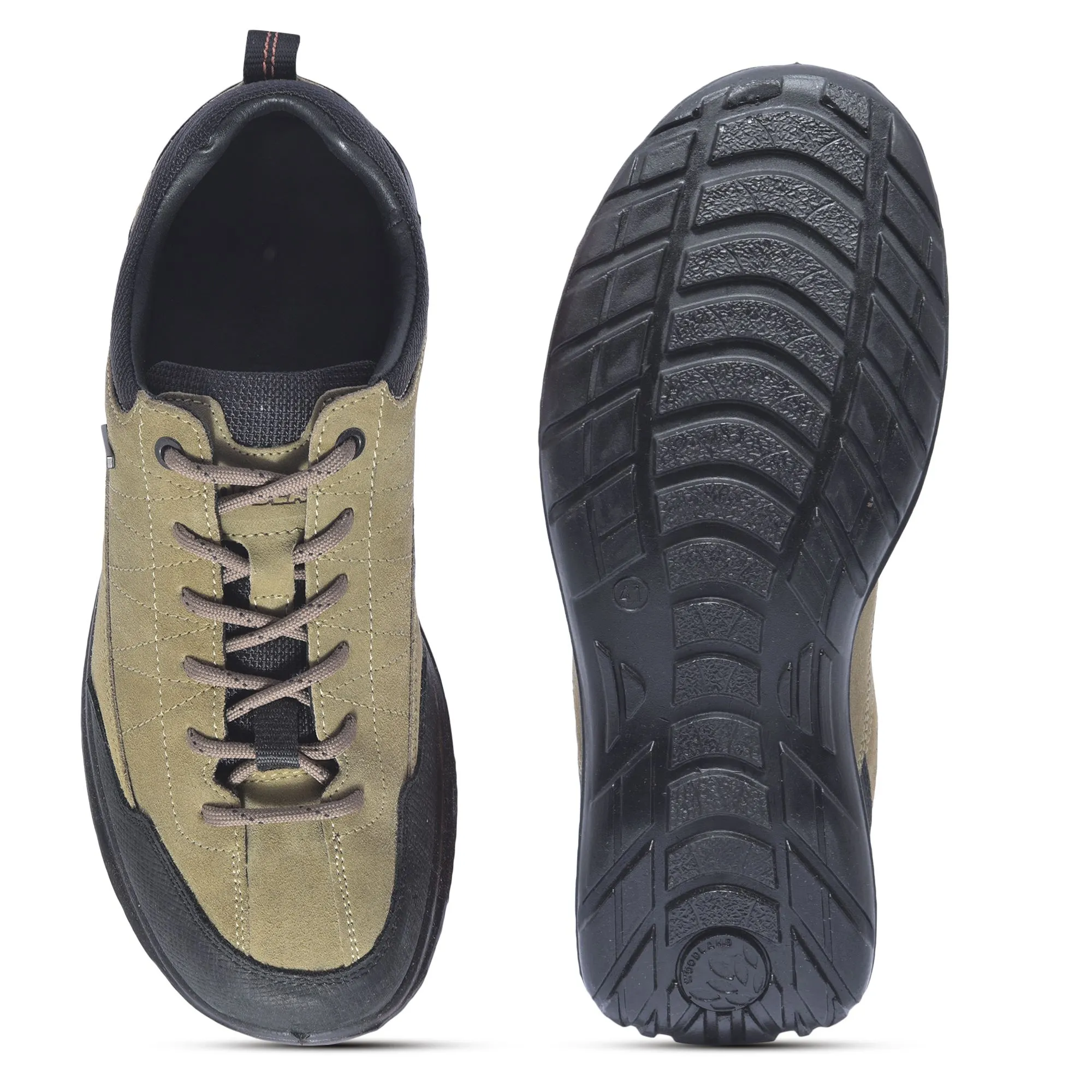Khaki casual shoe for men - Thumbnail 7