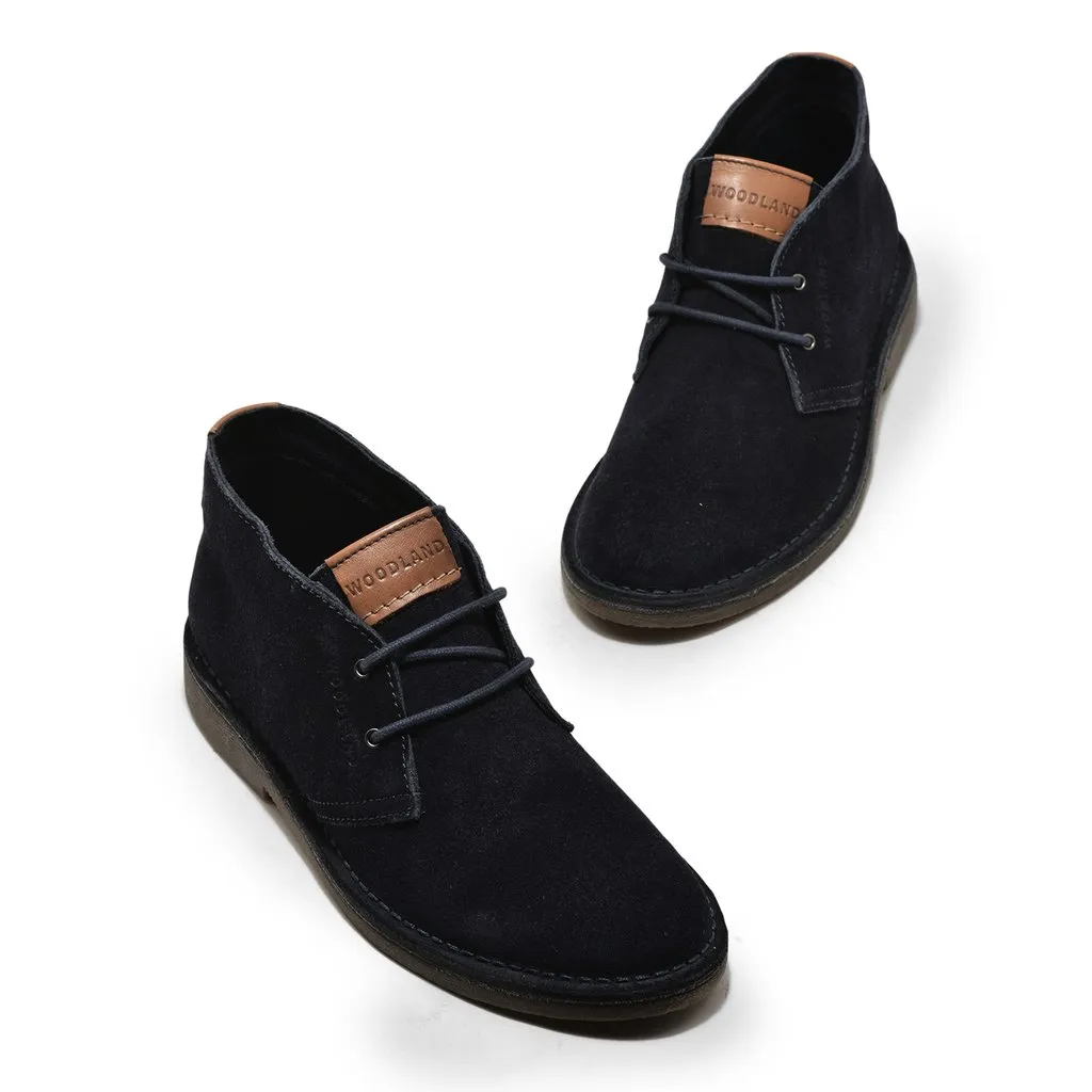 Navy Chukka Boot for Men - Thumbnail 2