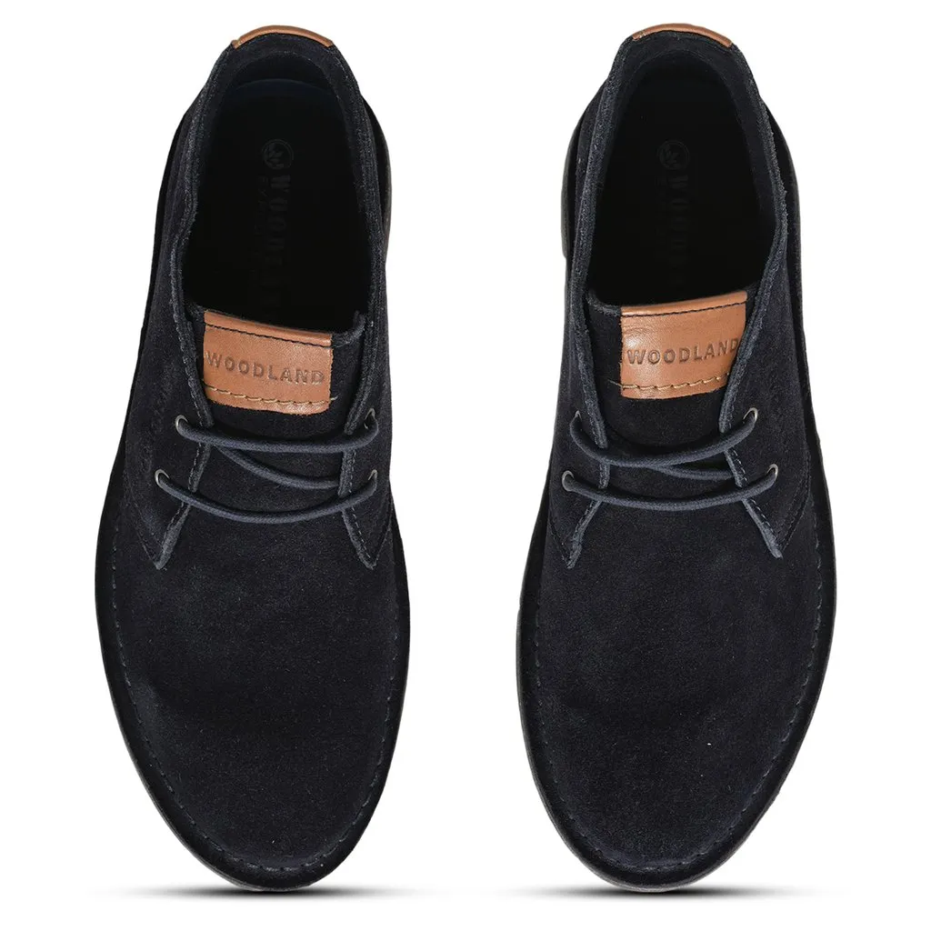 Navy Chukka Boot for Men - Thumbnail 3