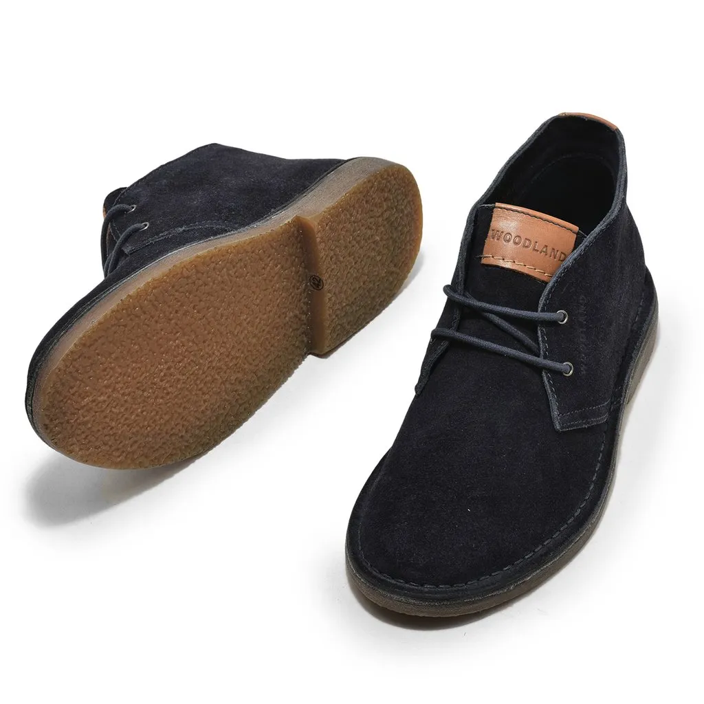 Navy Chukka Boot for Men - Thumbnail 4