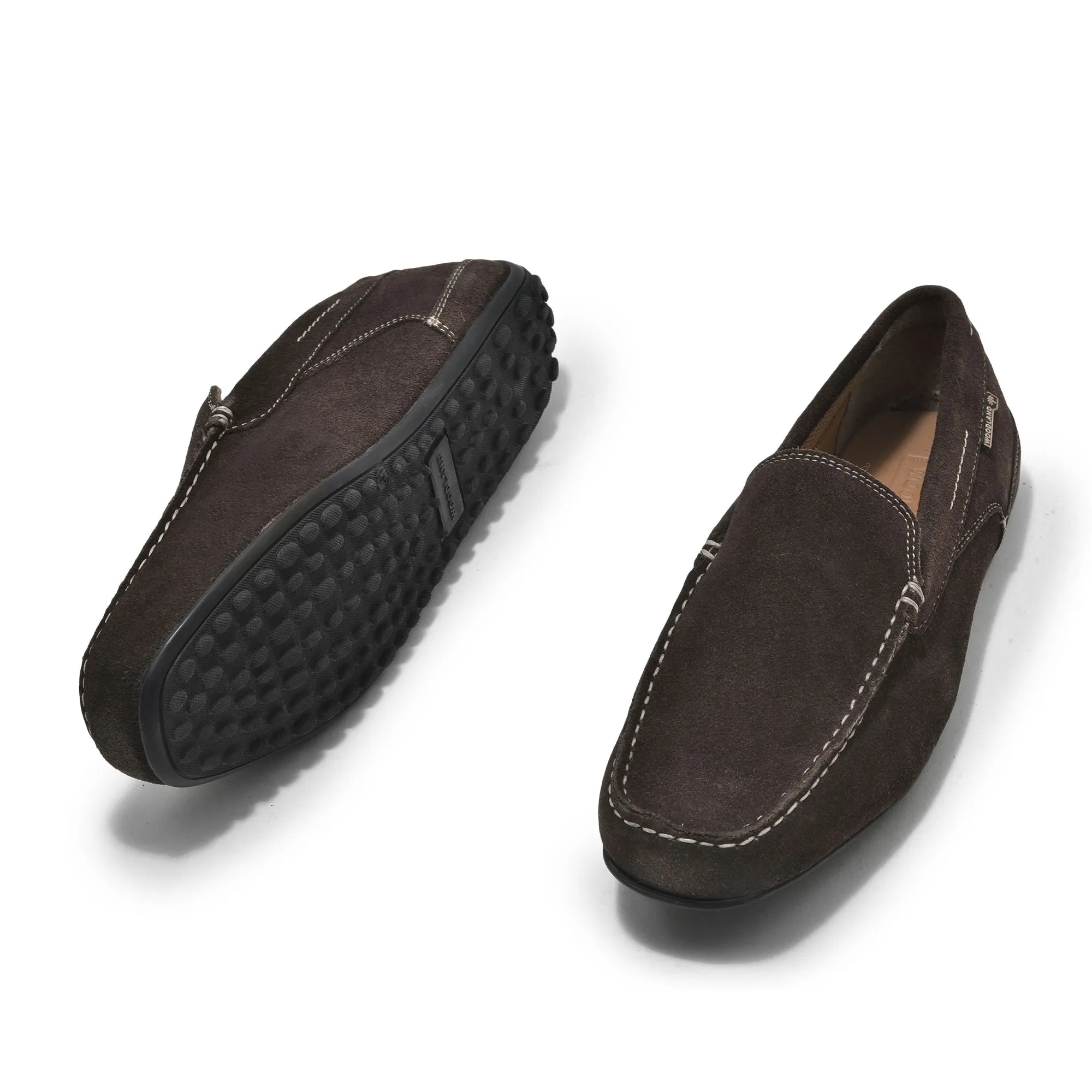 Brown Penny Loafer for Men - Thumbnail 4