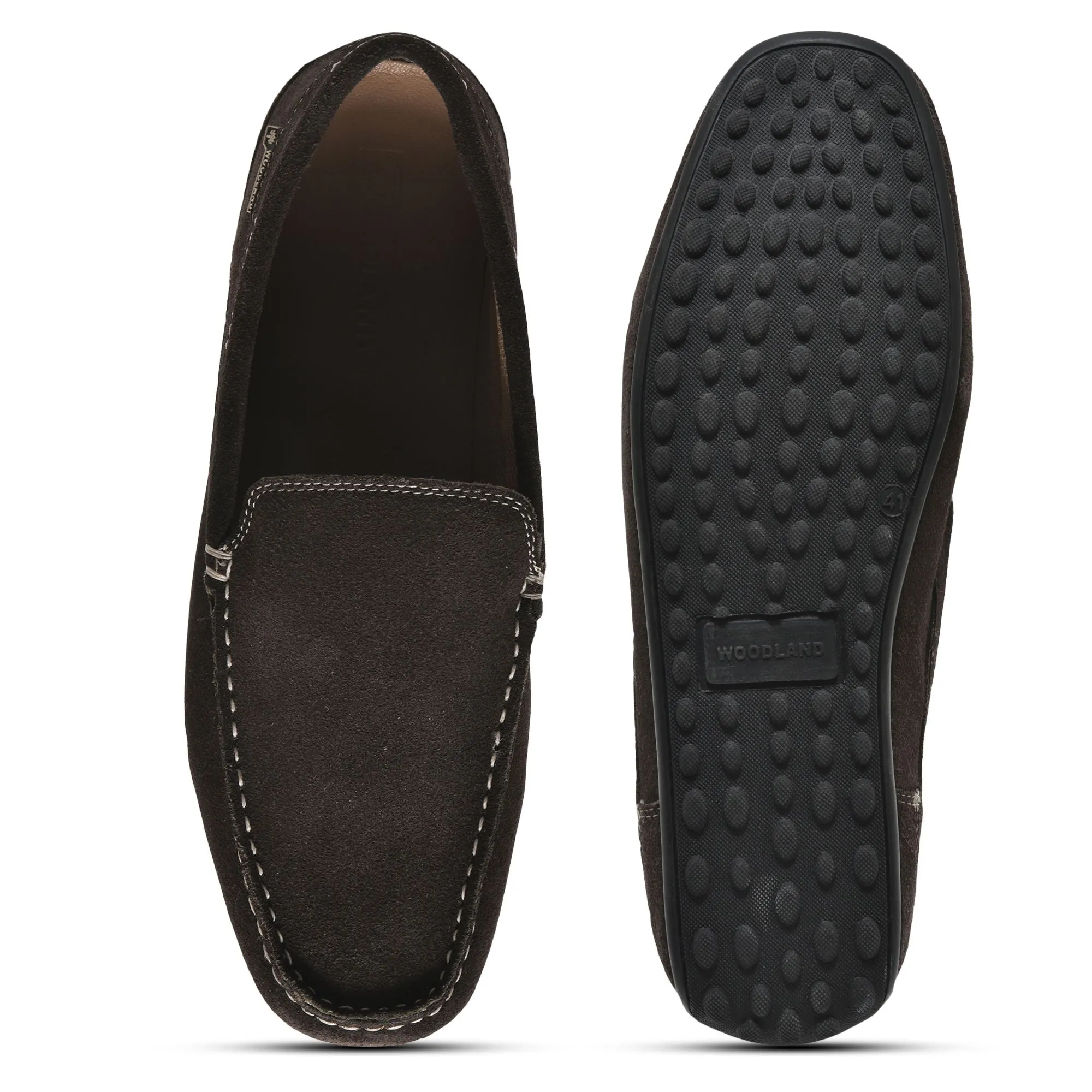 Brown Penny Loafer for Men - Thumbnail 7
