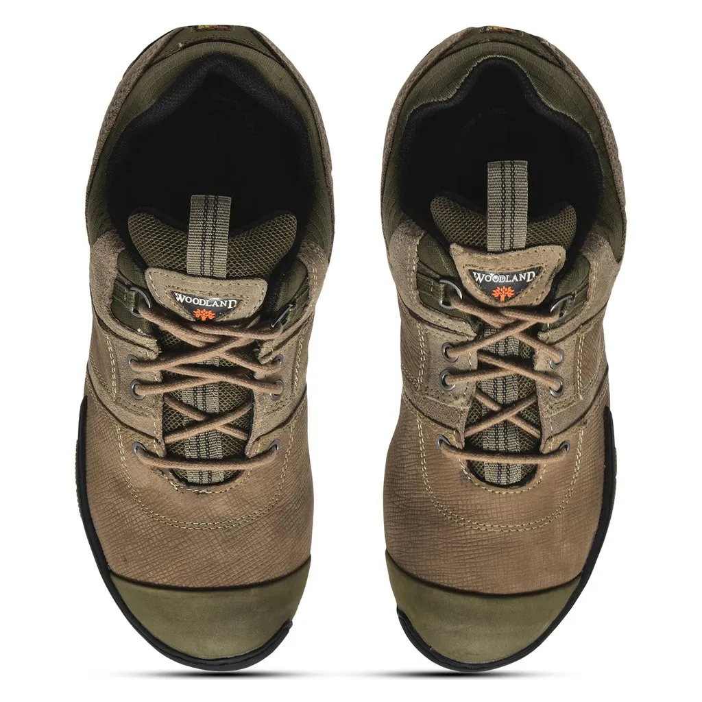 Dubai khaki casual shoes for men - Thumbnail 3