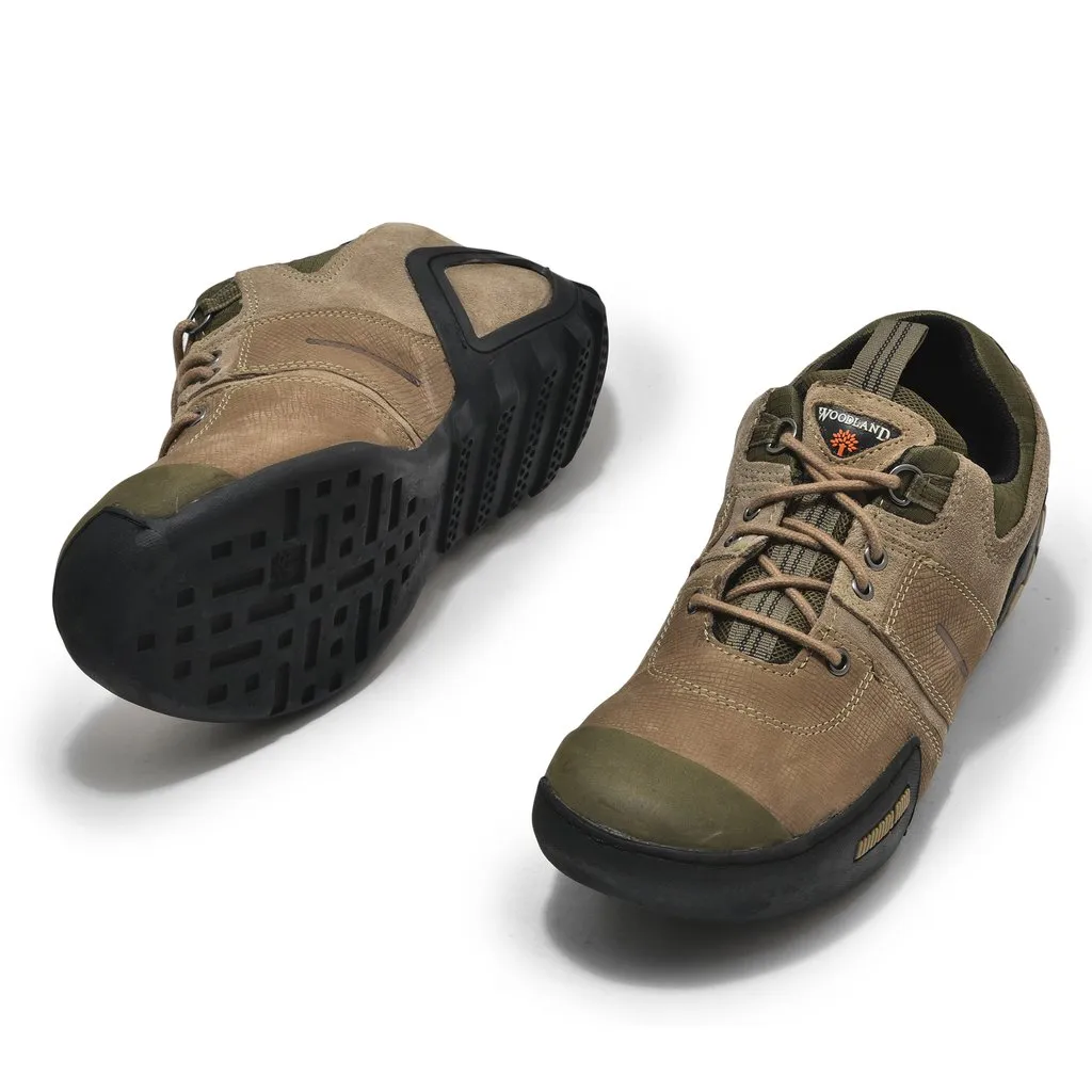 Dubai khaki casual shoes for men - Thumbnail 4