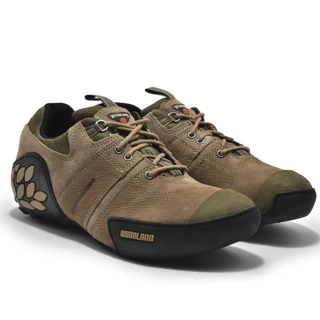 Dubai khaki casual shoes for men - Thumbnail 6
