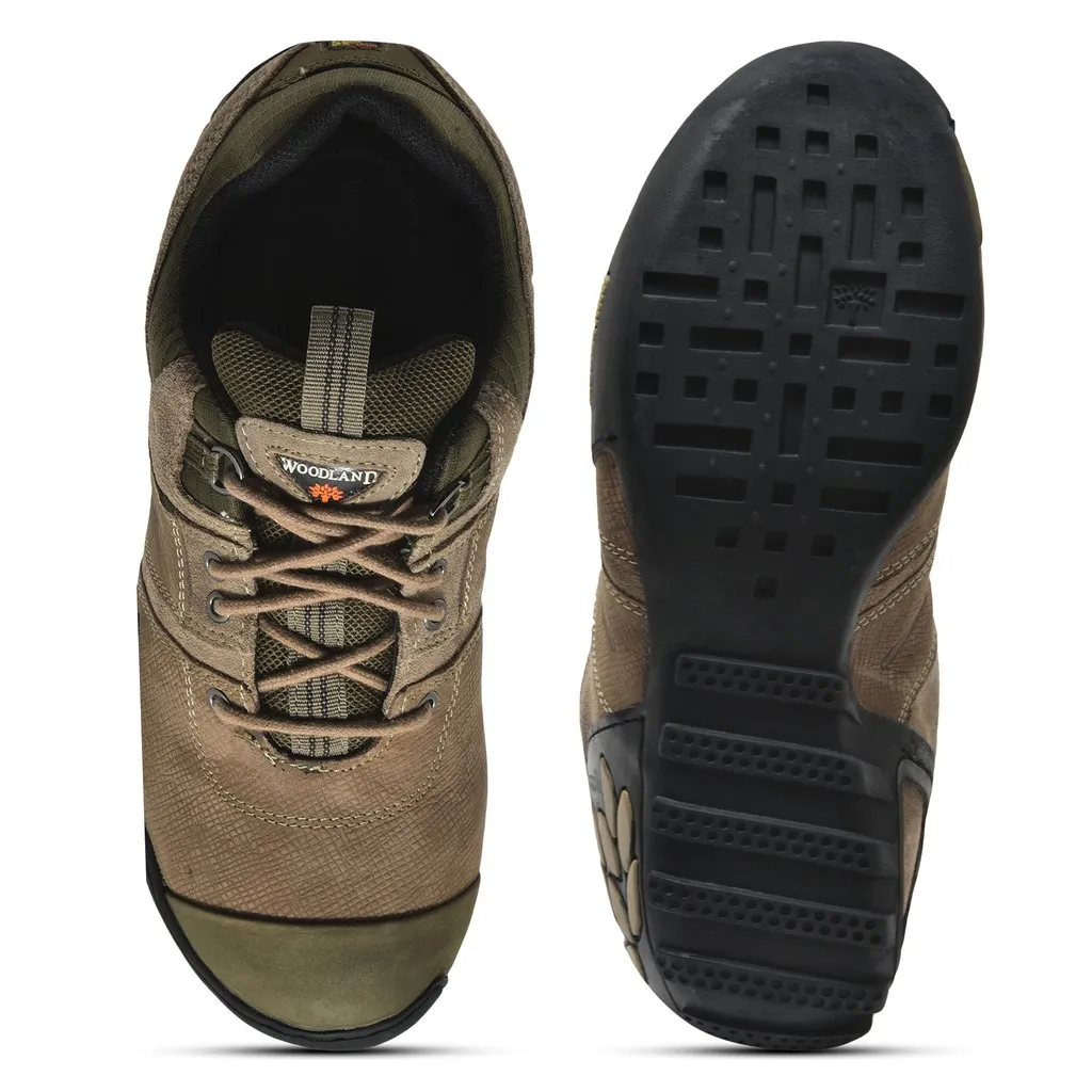 Dubai khaki casual shoes for men - Thumbnail 7