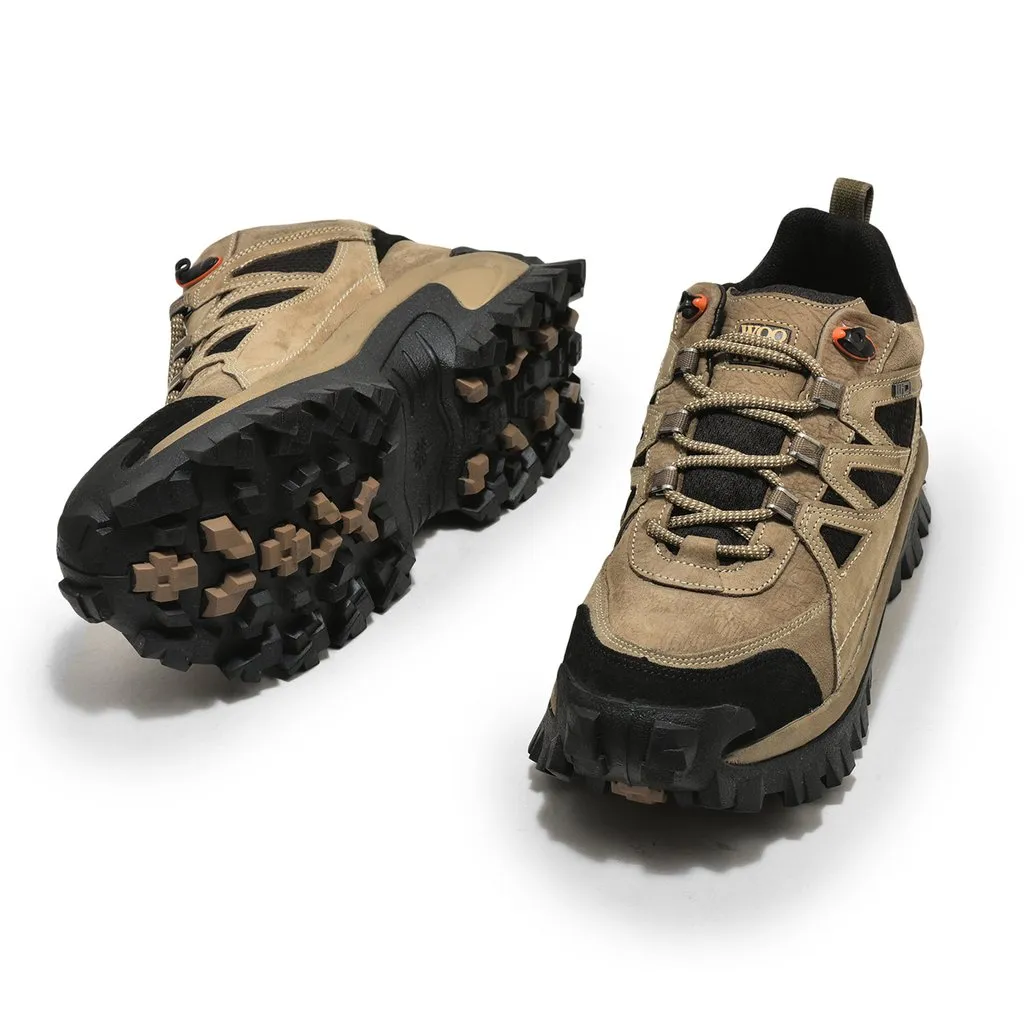Dubai khaki casual shoes for men - Thumbnail 4