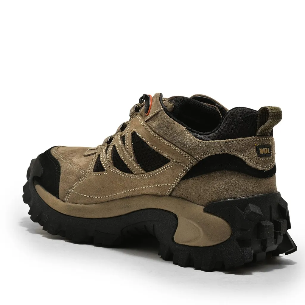 Dubai khaki casual shoes for men - Thumbnail 5