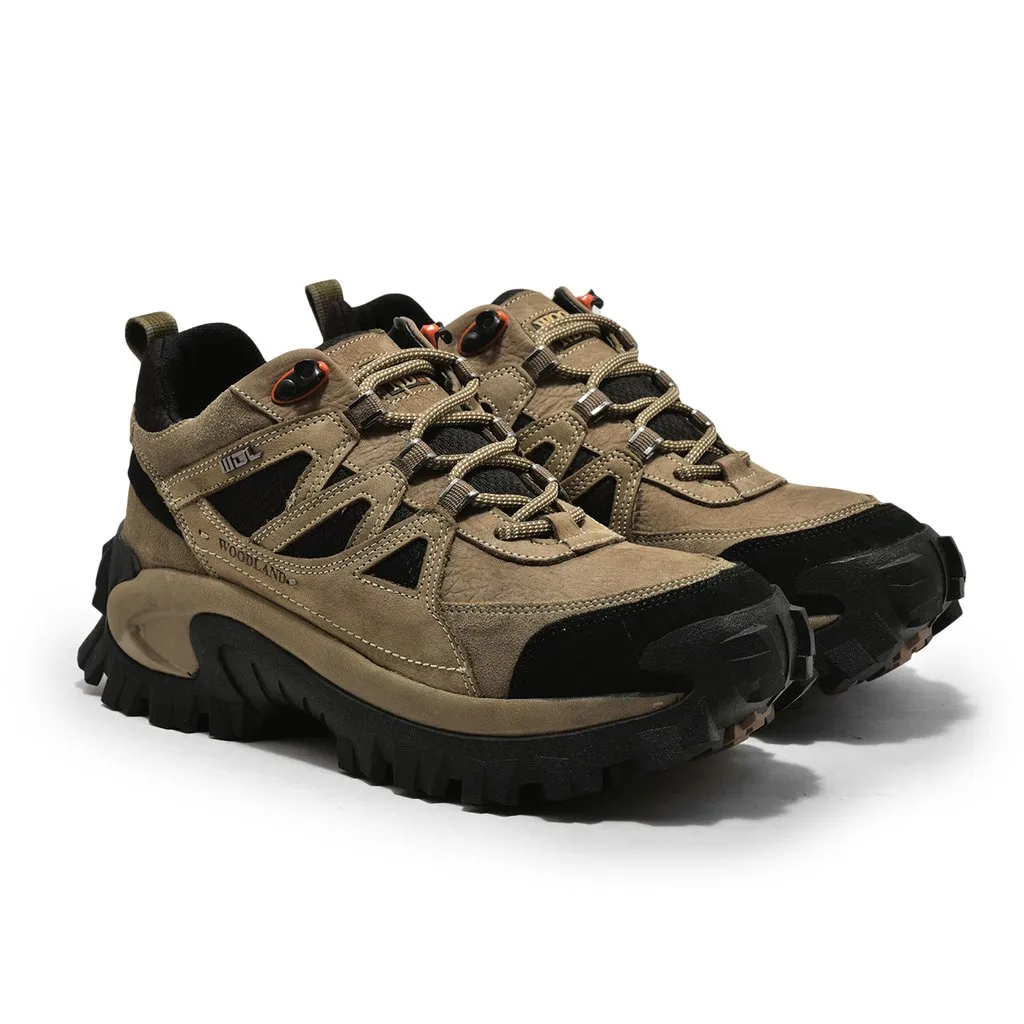 Dubai khaki casual shoes for men - Thumbnail 6