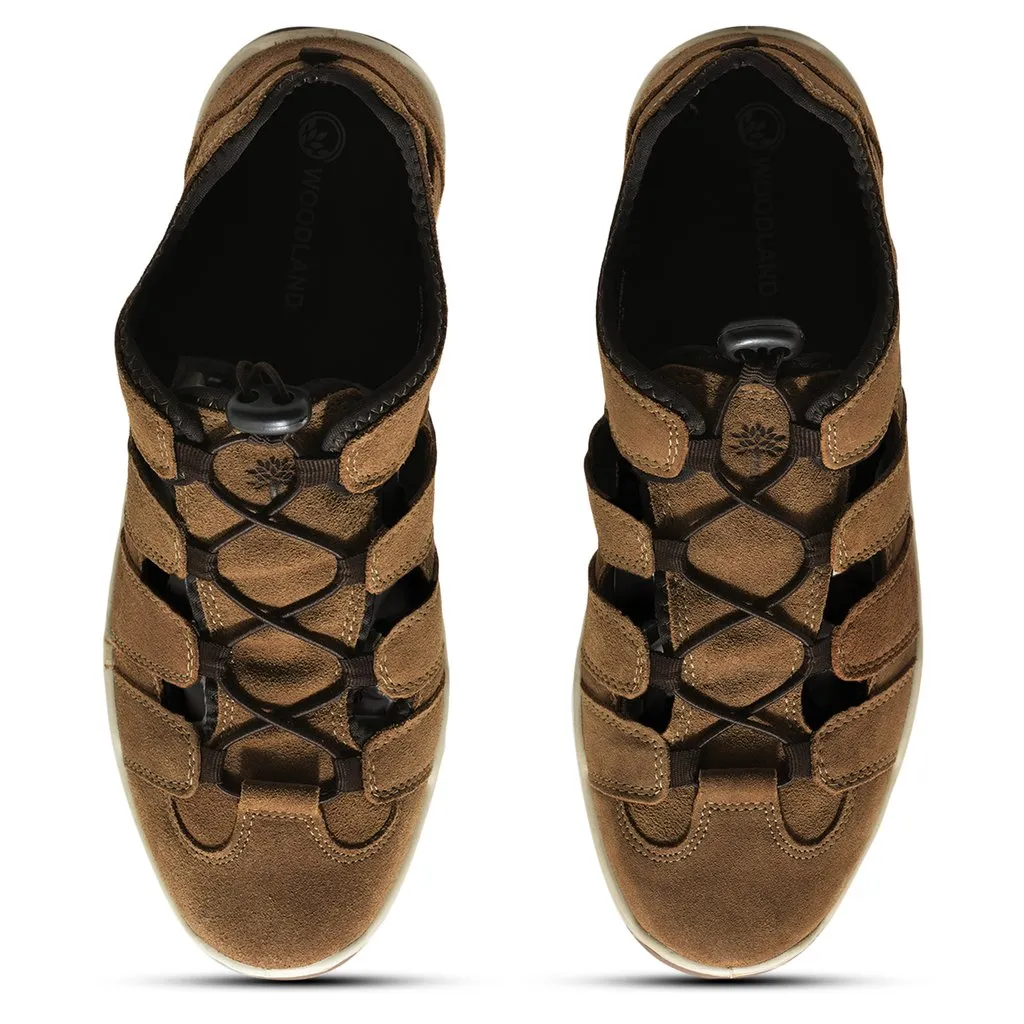 Camel Closed Toe Sandal for Men - Thumbnail 3