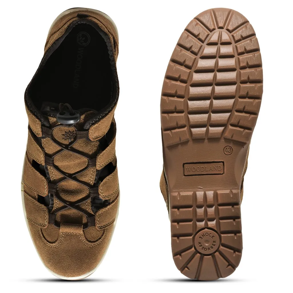 Camel Closed Toe Sandal for Men - Thumbnail 7