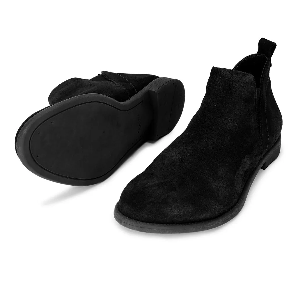 Black Chukka Boot for Men - Thumbnail 5