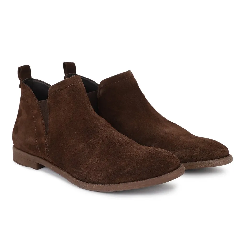 Brown Chukka Boot for Men - Thumbnail 4