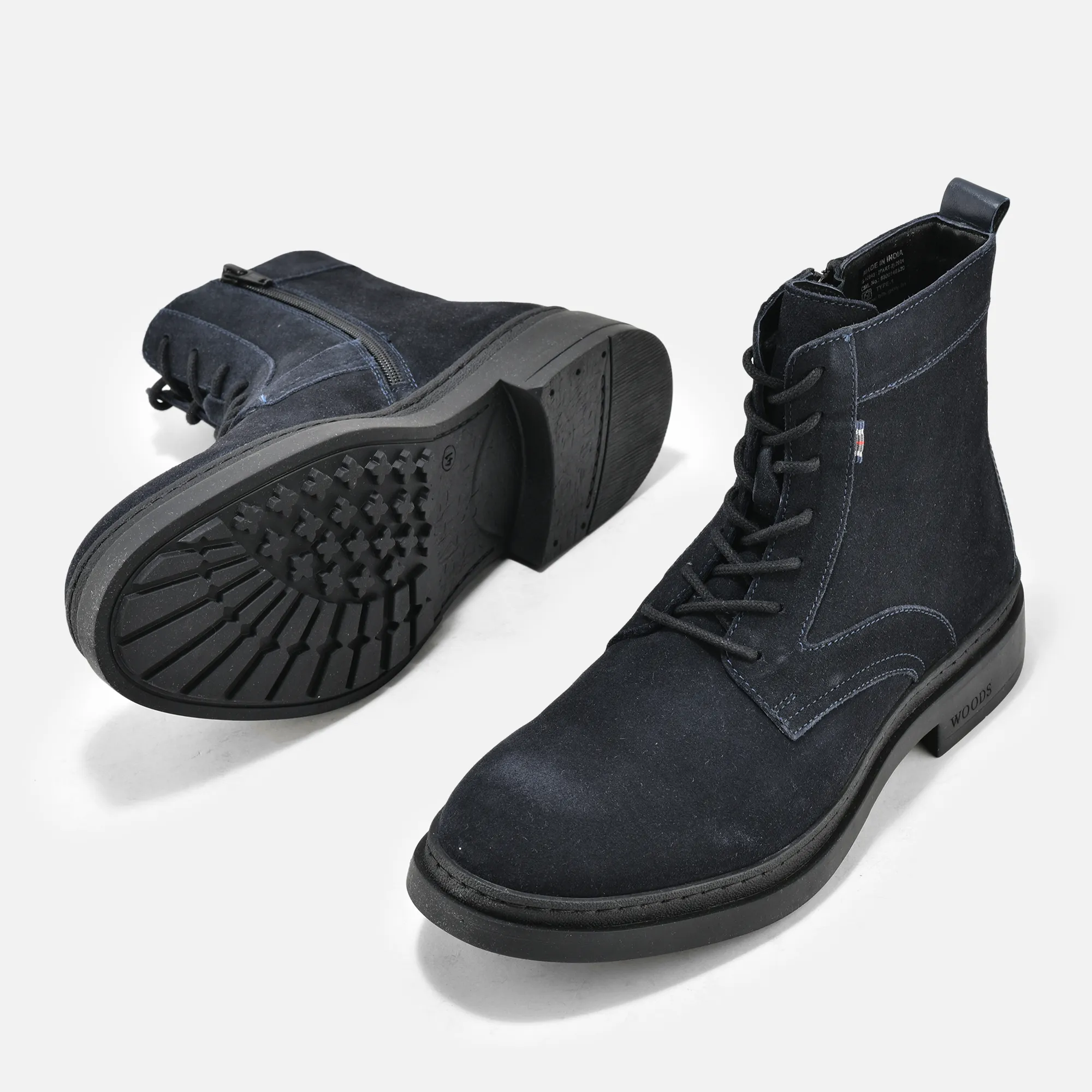 Navy Boots For Men - Thumbnail 3