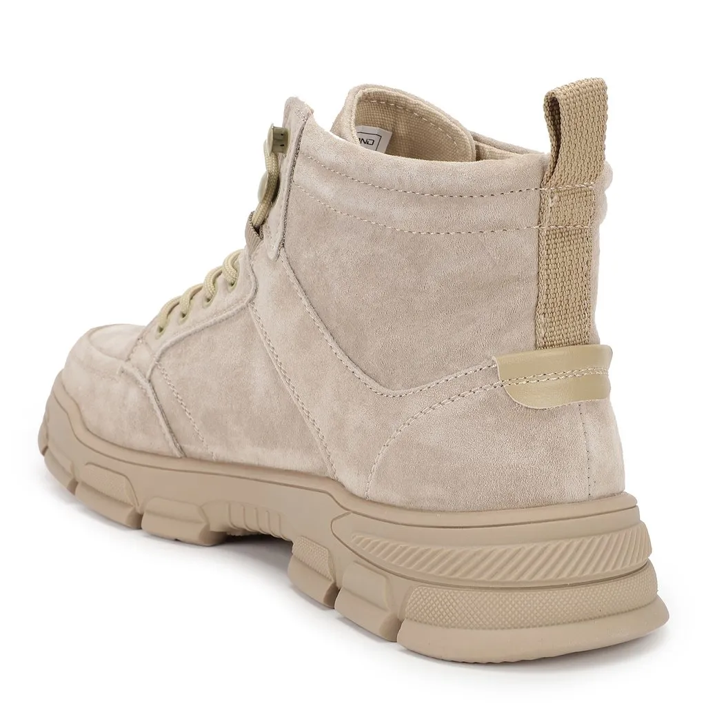 Beige Boot for Men - Thumbnail 5