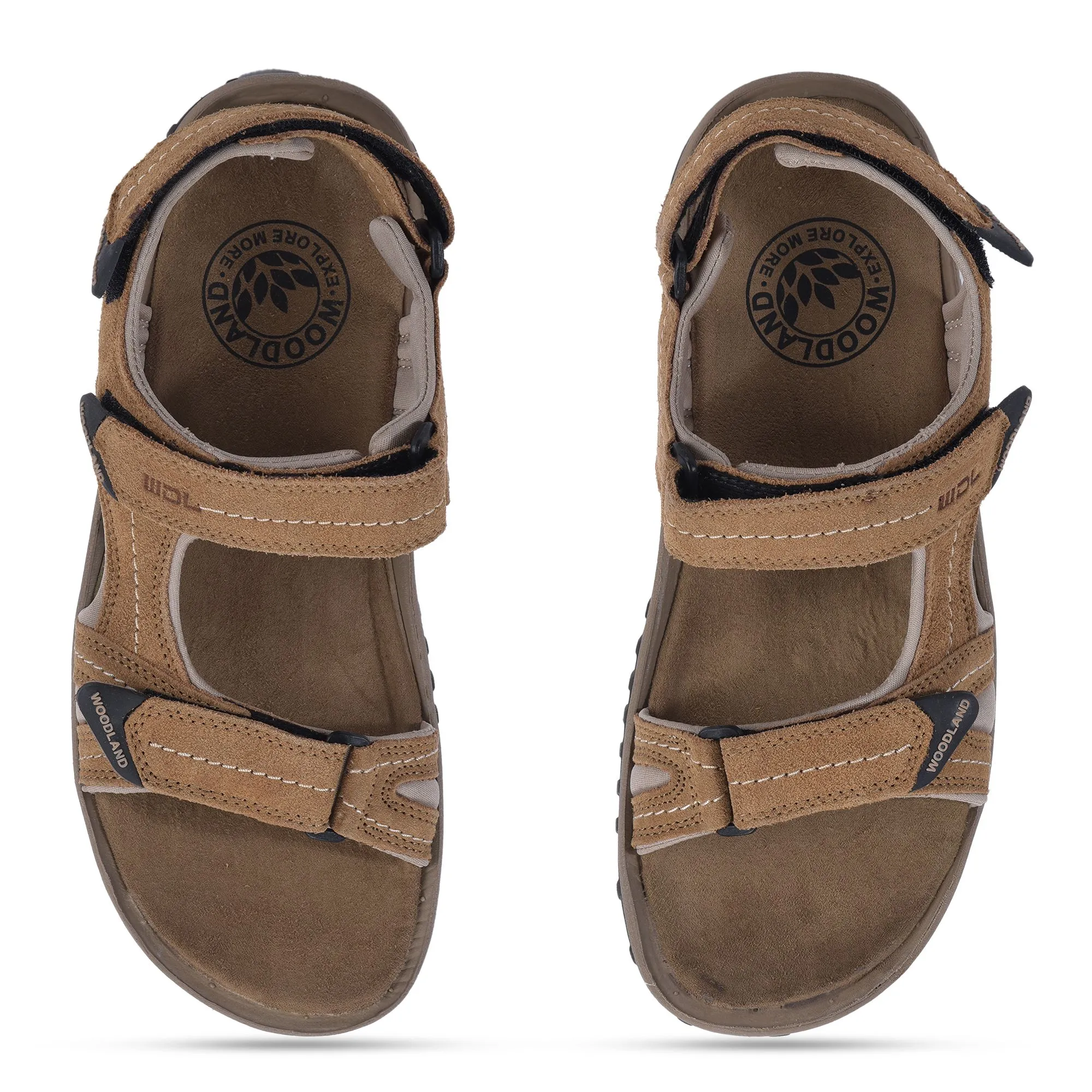 Woodland CAMEL floater sandals - Thumbnail 3