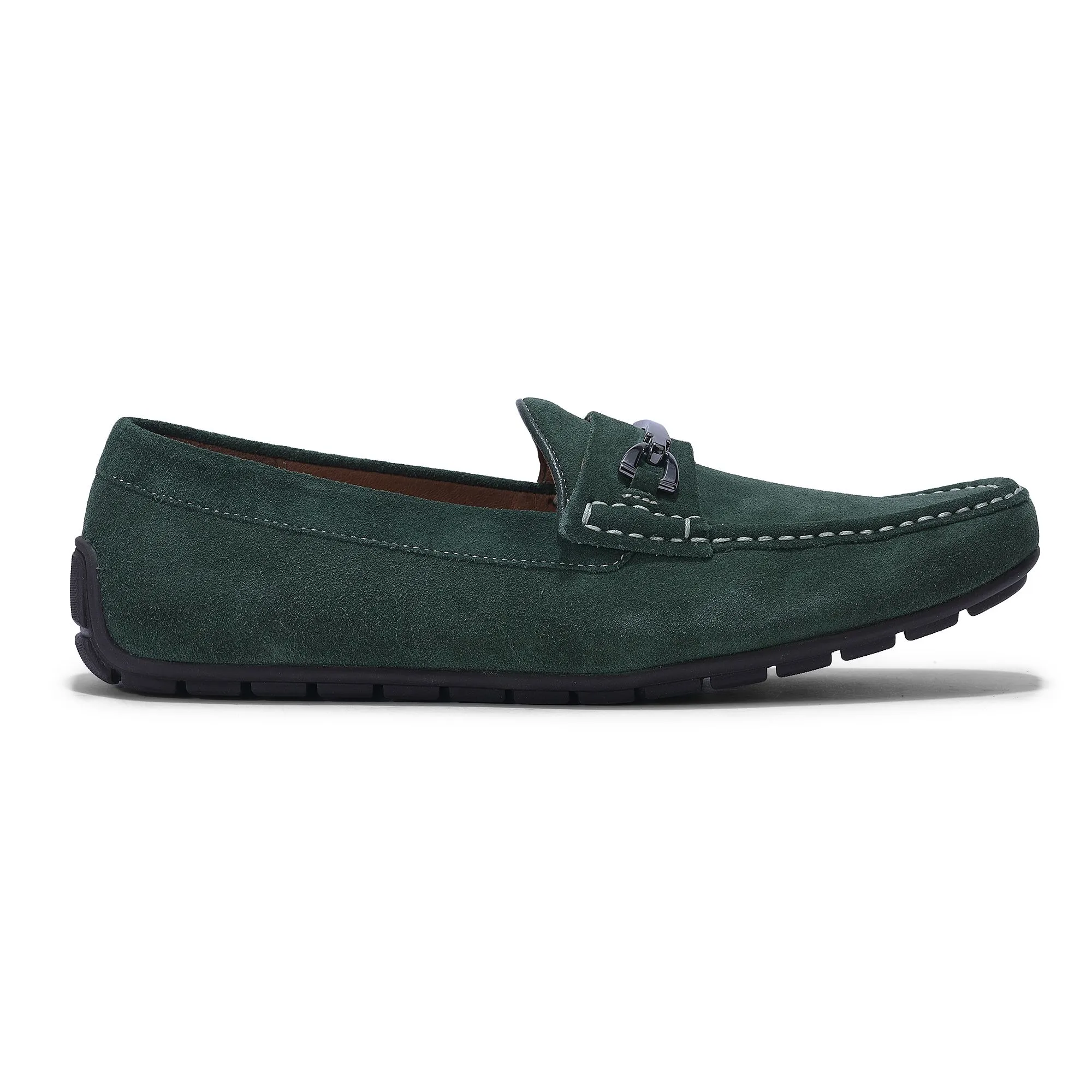 Green loafer for men - Image 1