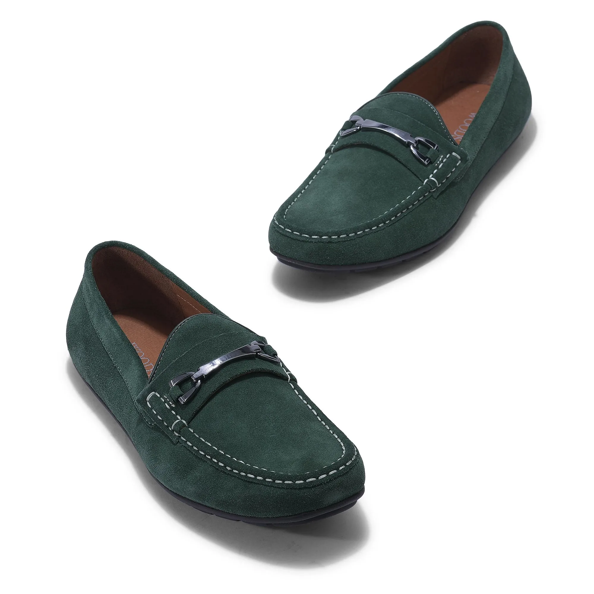 Green loafer for men - Thumbnail 2