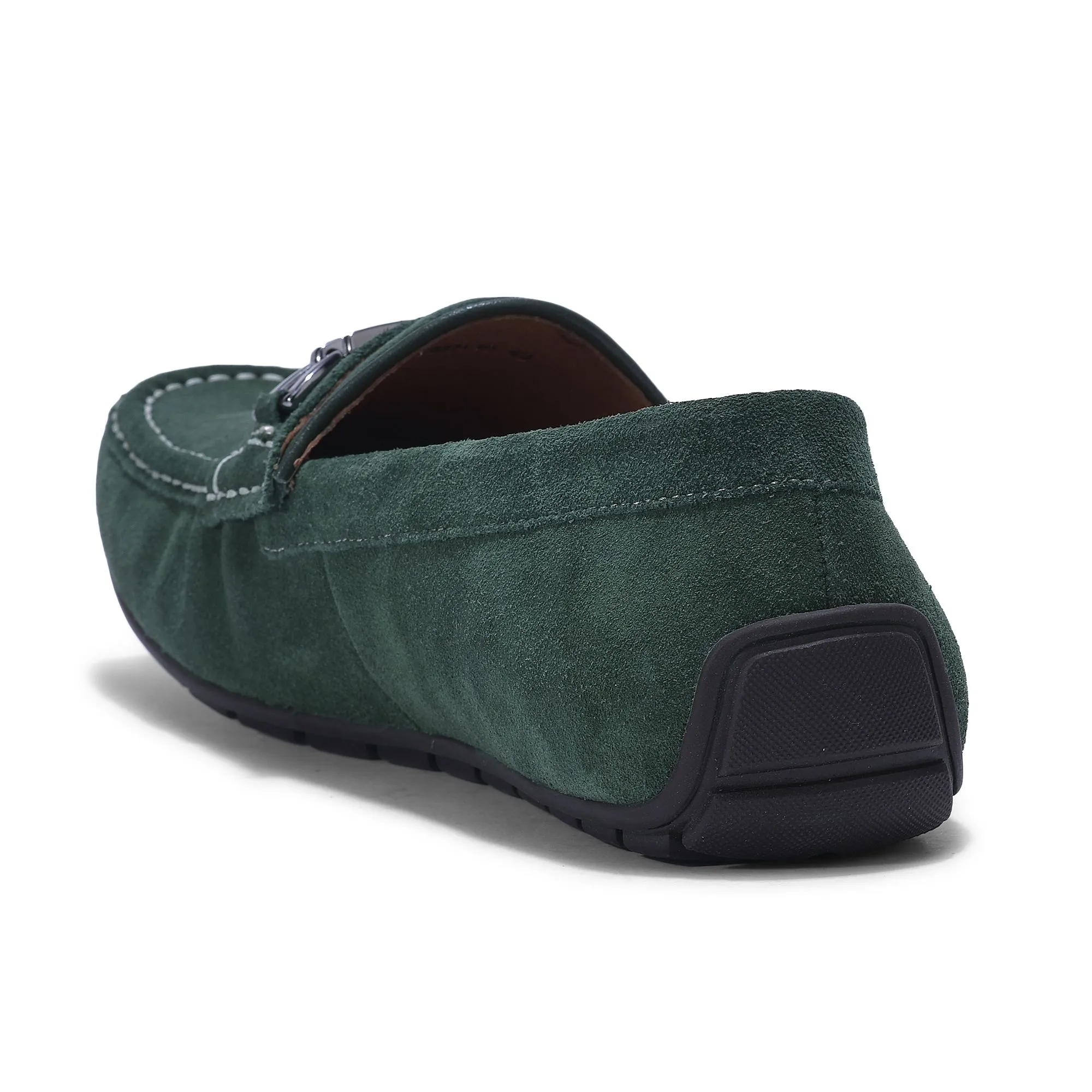 Green loafer for men - Thumbnail 5