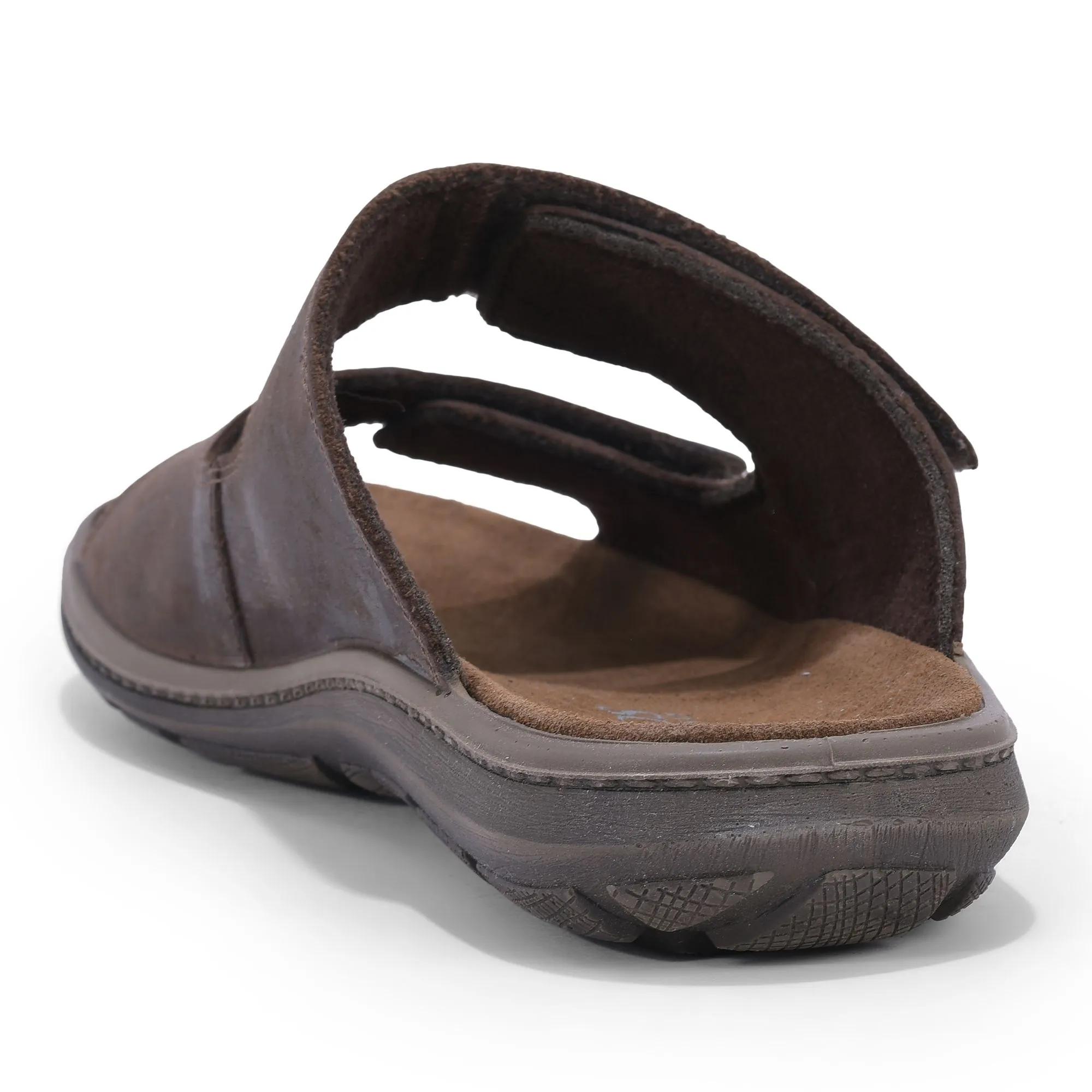 Dark brown/Brown sandal for men - Thumbnail 5