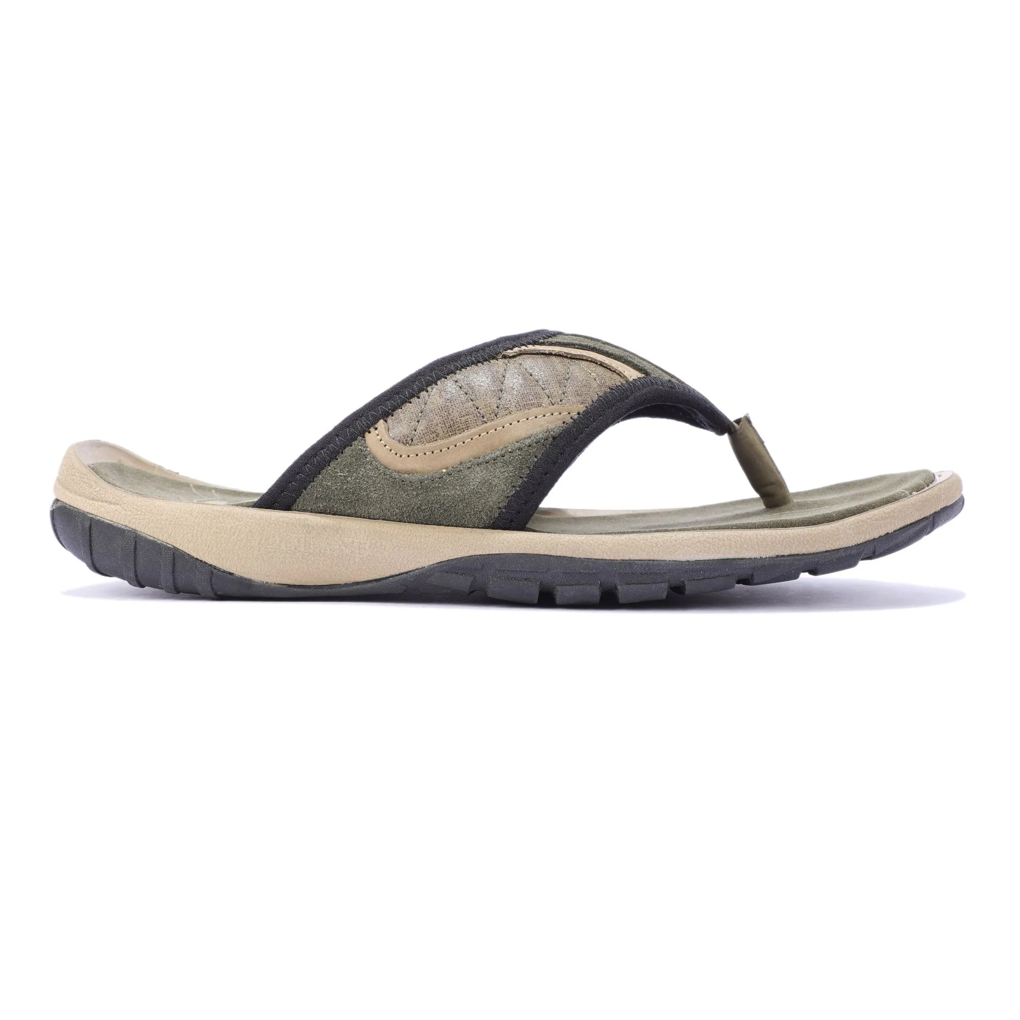 Olive green slipper for men - Image 1