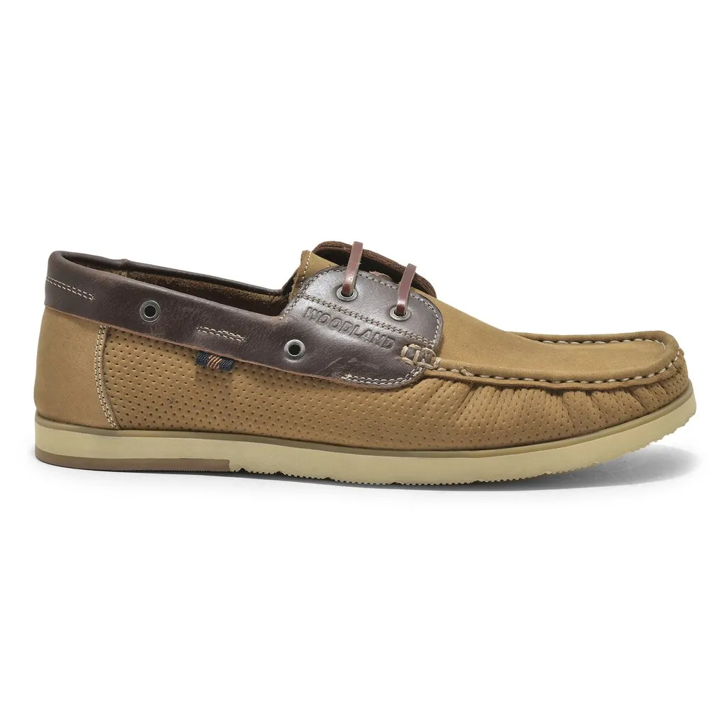 Camel boat shoes for men - Image 1
