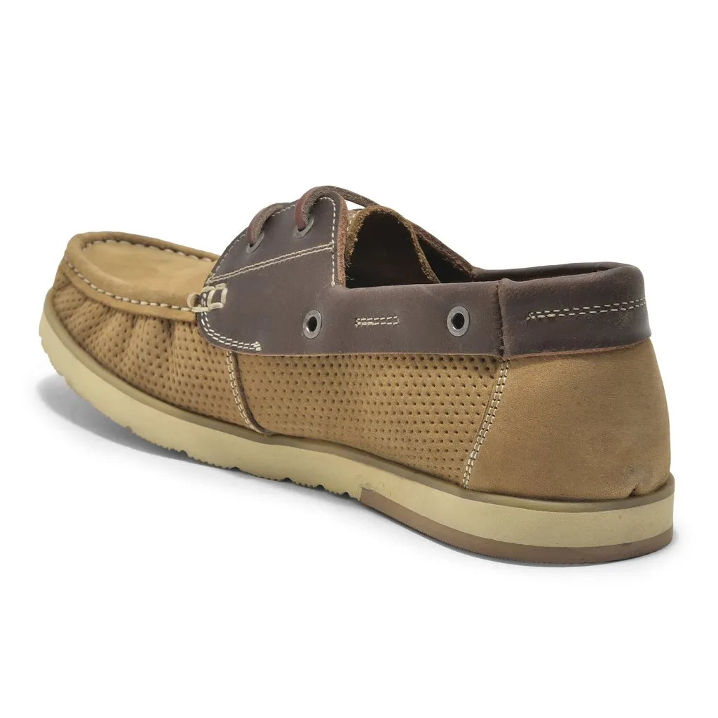 Camel boat shoes for men - Thumbnail 5