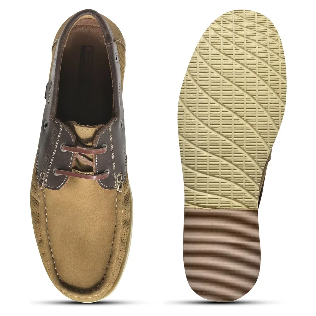Camel boat shoes for men - Thumbnail 7