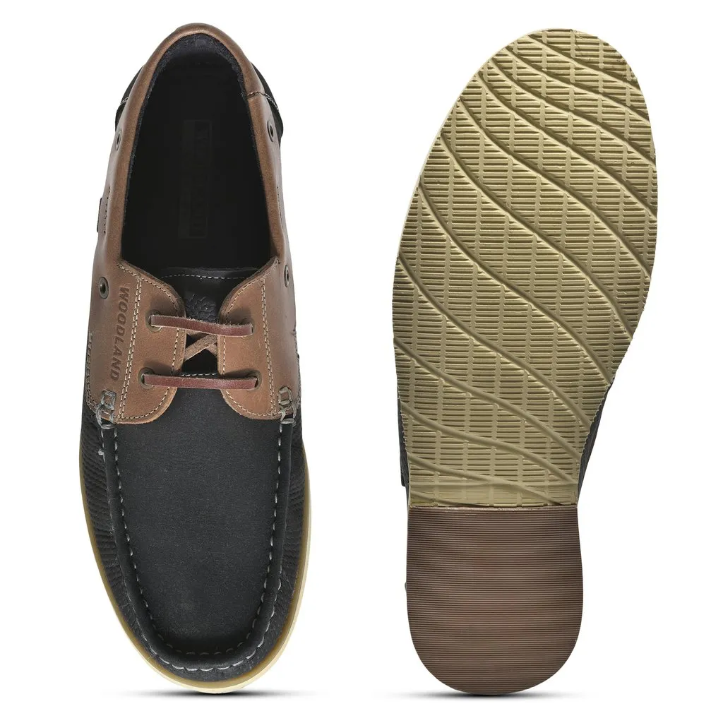 Navy boat shoes for men - Thumbnail 7