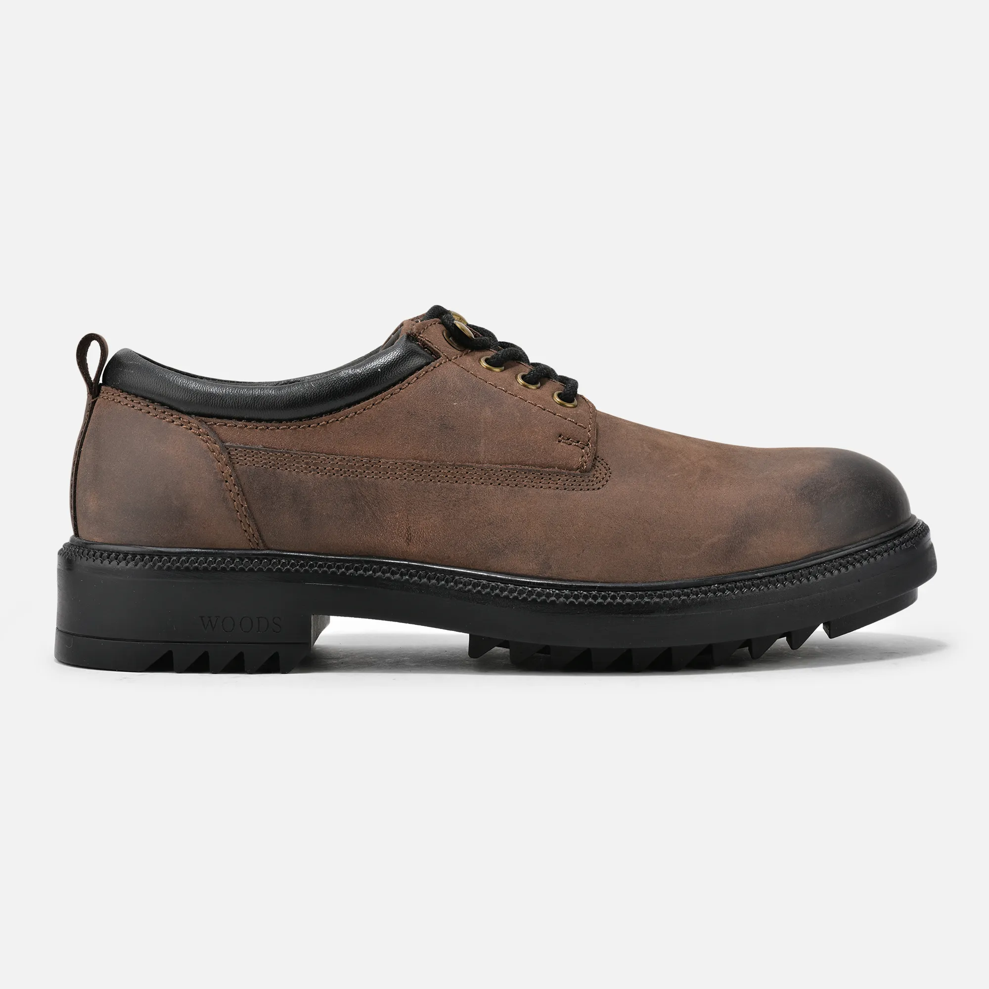 Woods Men’s Brown Ombre Lace-Up Shoes - Thumbnail 1