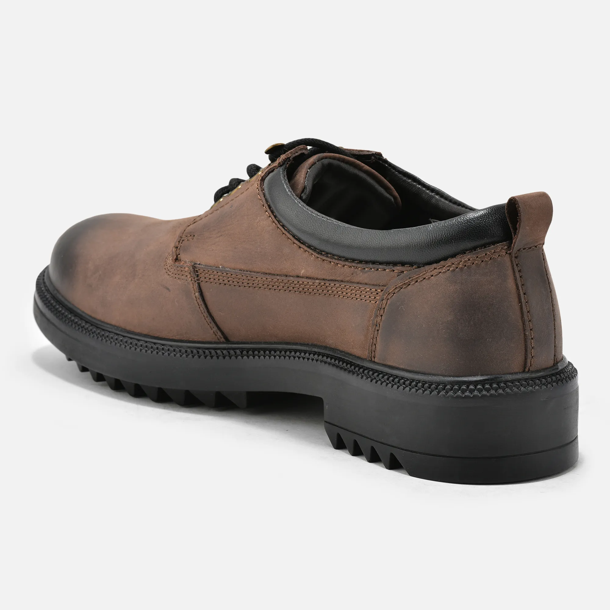 Woods Men’s Brown Ombre Lace-Up Shoes - Thumbnail 5