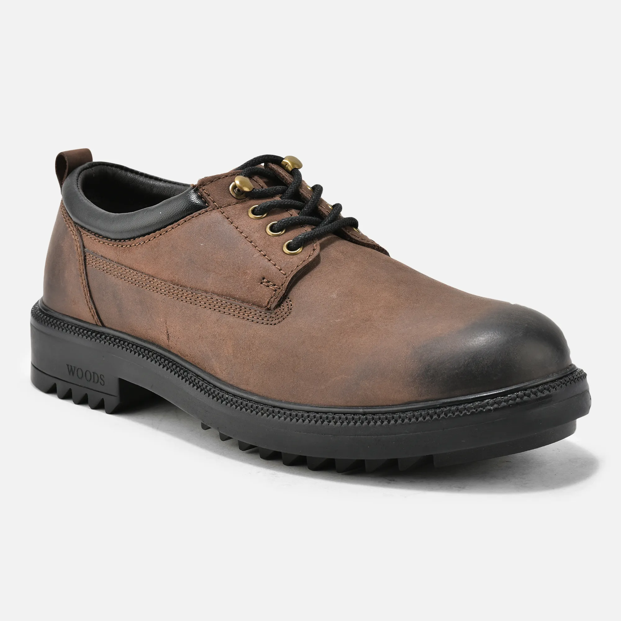 Woods Men’s Brown Ombre Lace-Up Shoes - Thumbnail 7