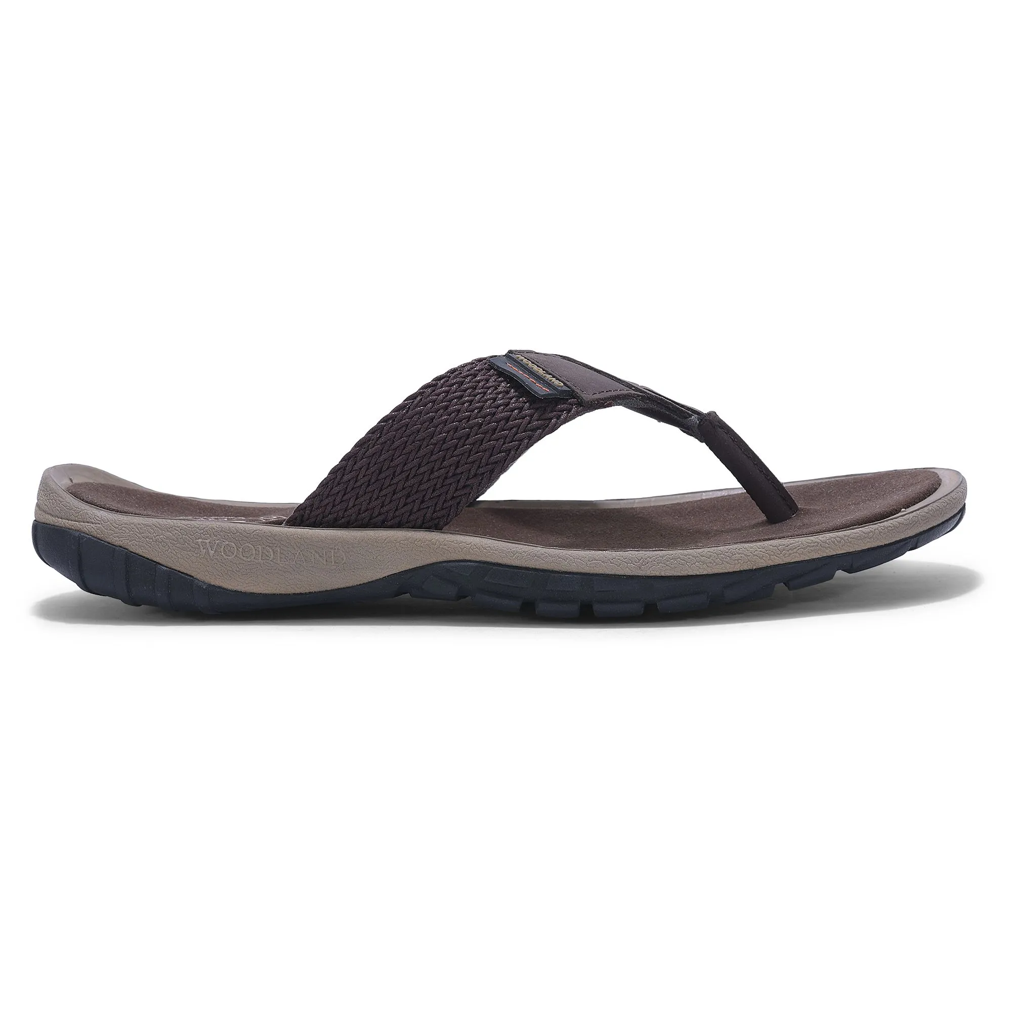 Woodland brown casual slippers - Image 1