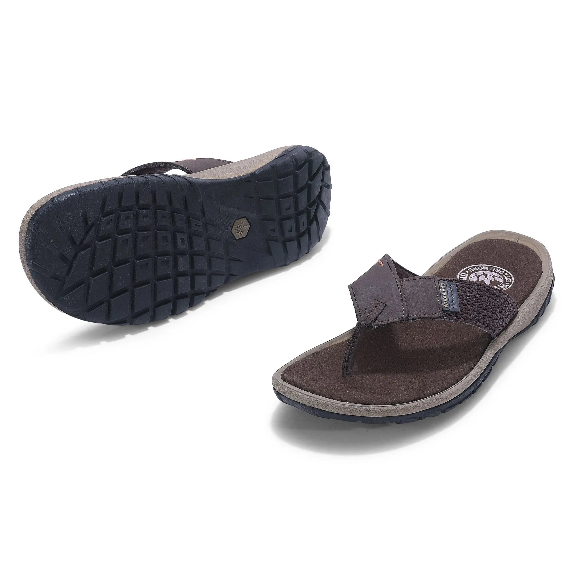 Woodland brown casual slippers - Thumbnail 4