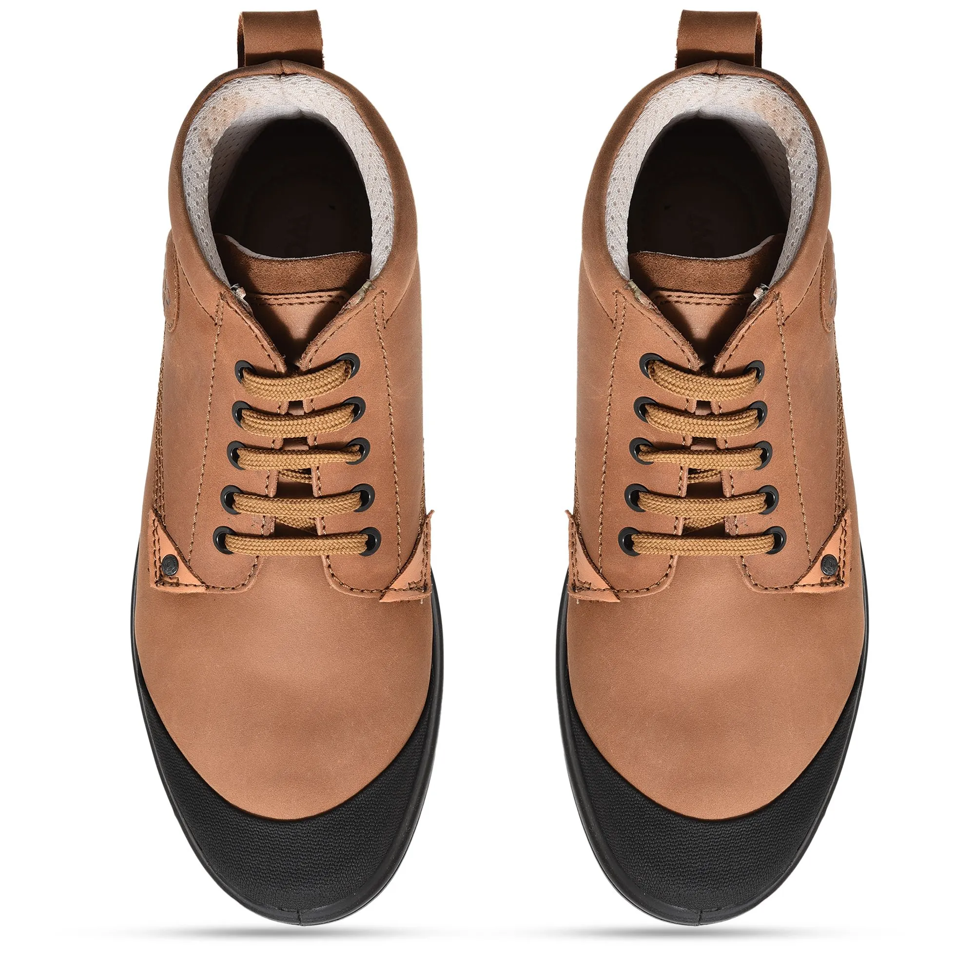 Light Brown Chukka Boots for Men - Thumbnail 3