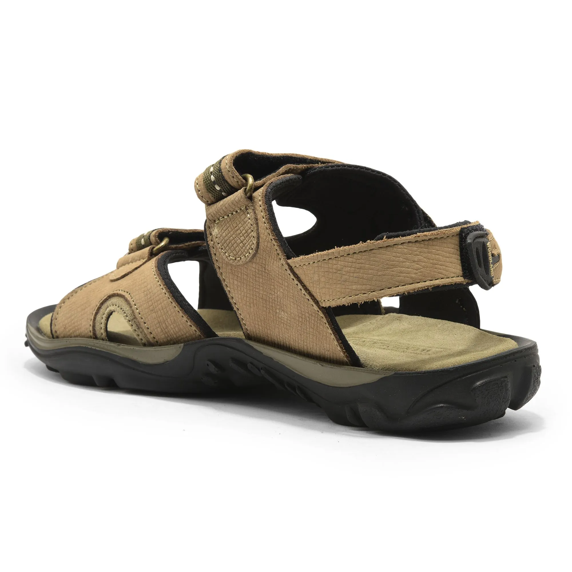 Khaki sandal for men - Thumbnail 5